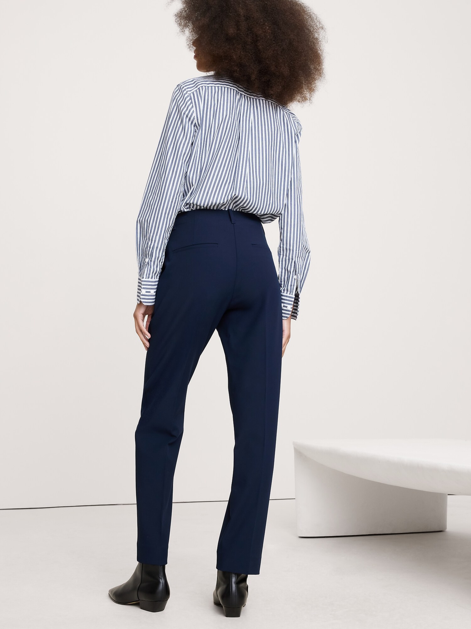 Image number 3 showing, High-Rise Modern Slim Refined Ankle Pant
