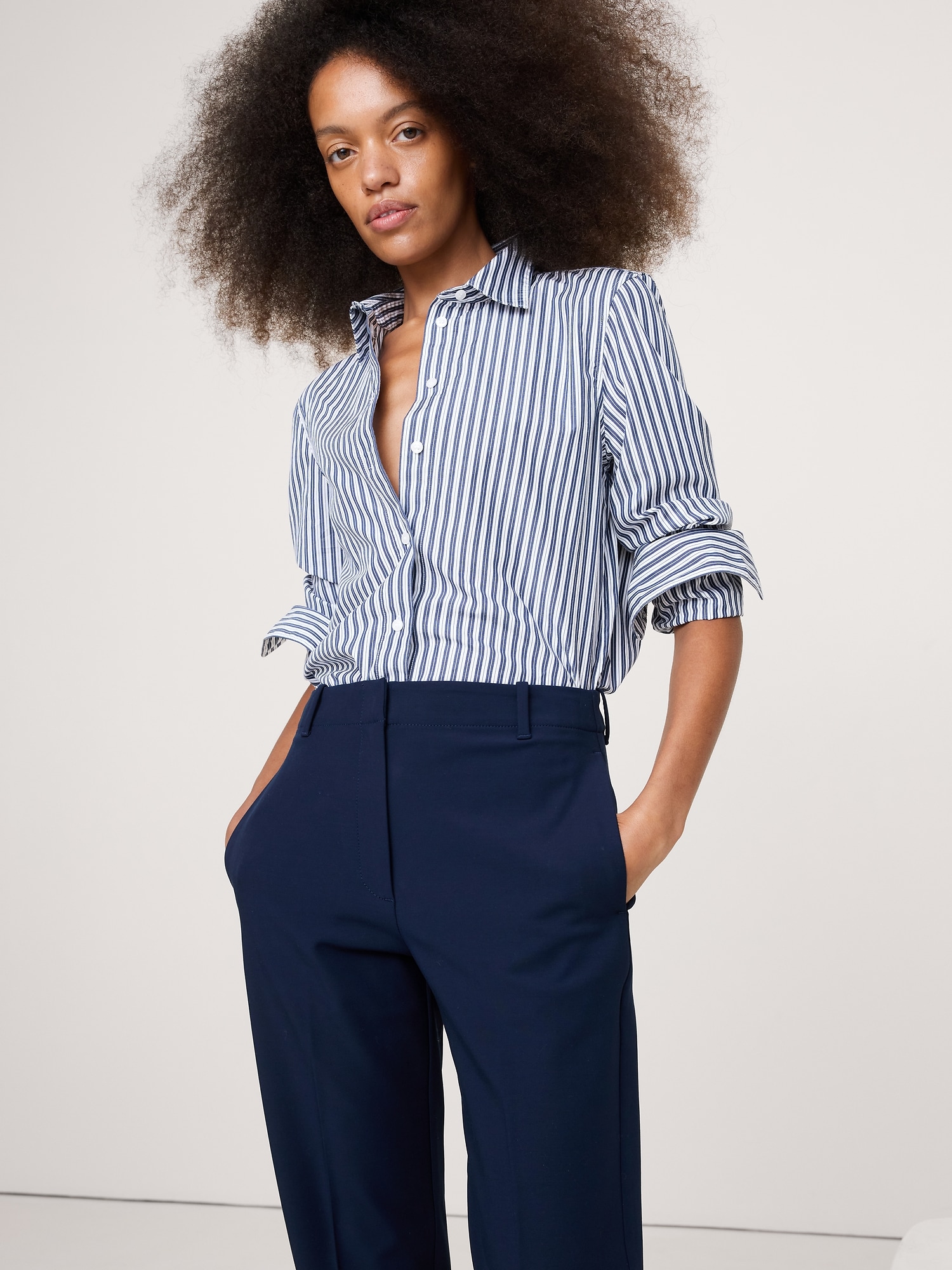 Image number 4 showing, High-Rise Modern Slim Refined Ankle Pant