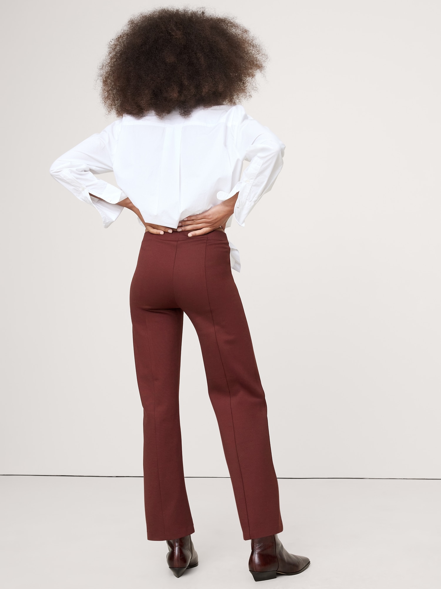 Image number 3 showing, Straight Everywhere Ponte Ankle Pant