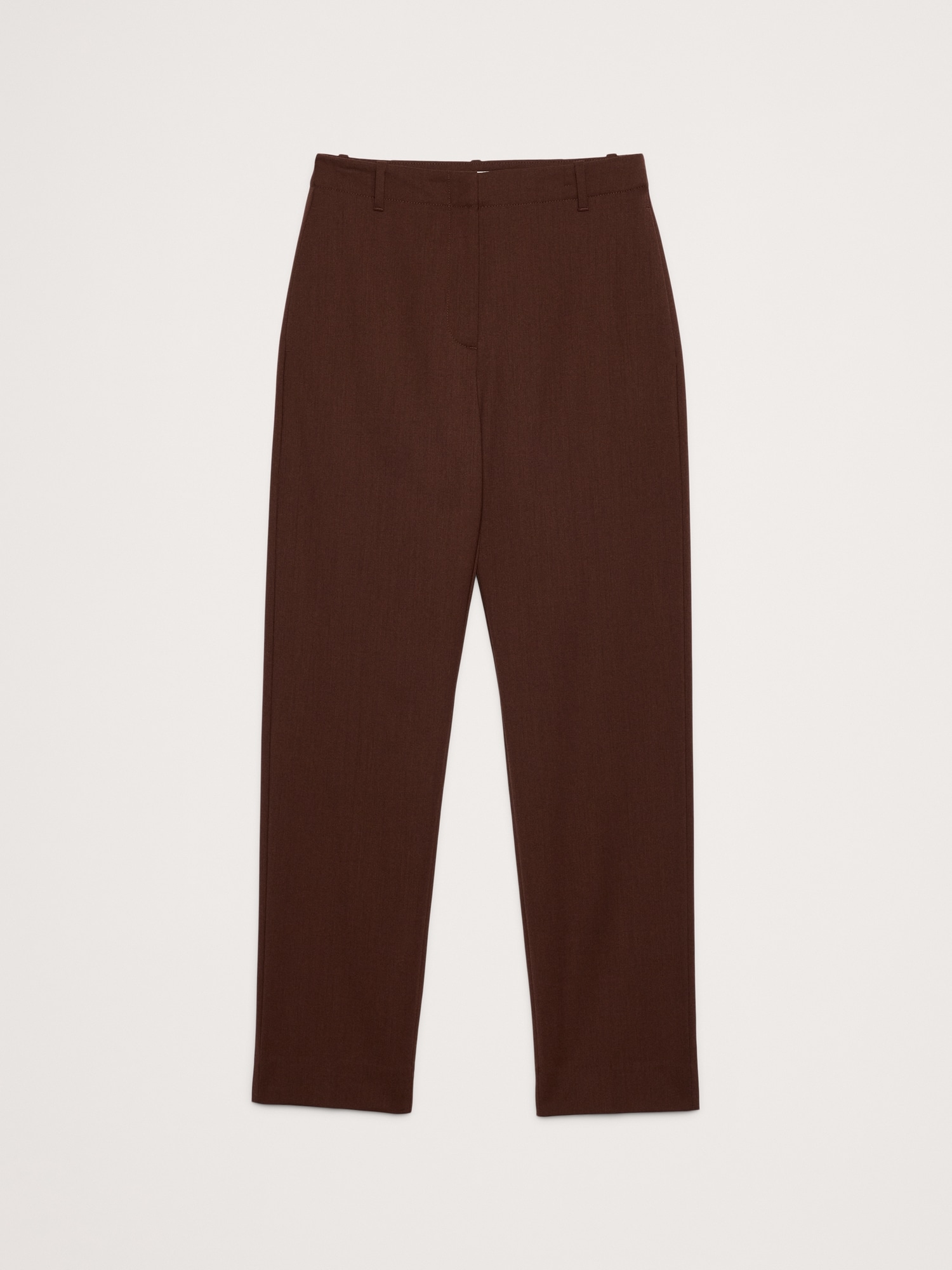 Image number 5 showing, High-Rise Slim Italian Wool Ankle Pant