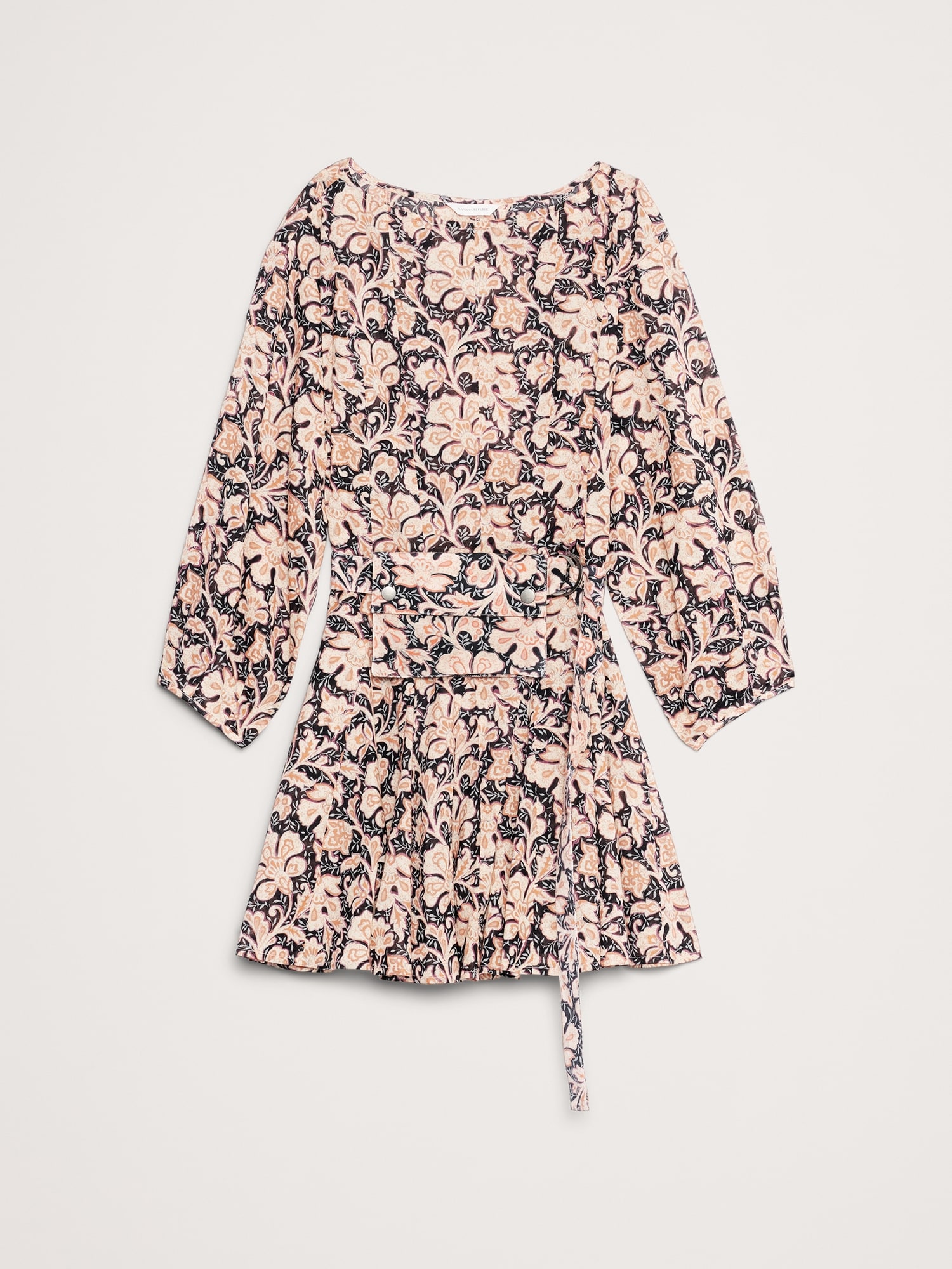 Image number 5 showing, Cotton Mini Dress with Belt Bag