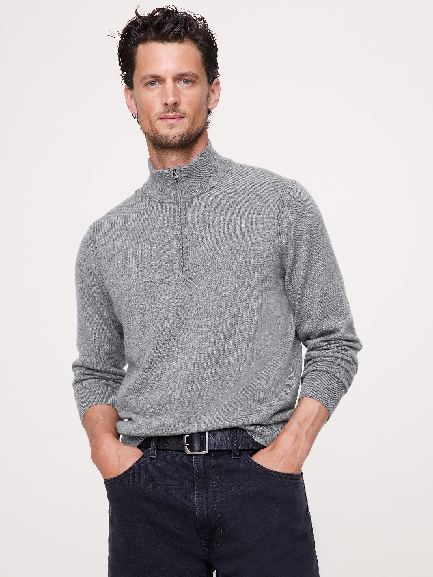 Merino Half-Zip Sweater