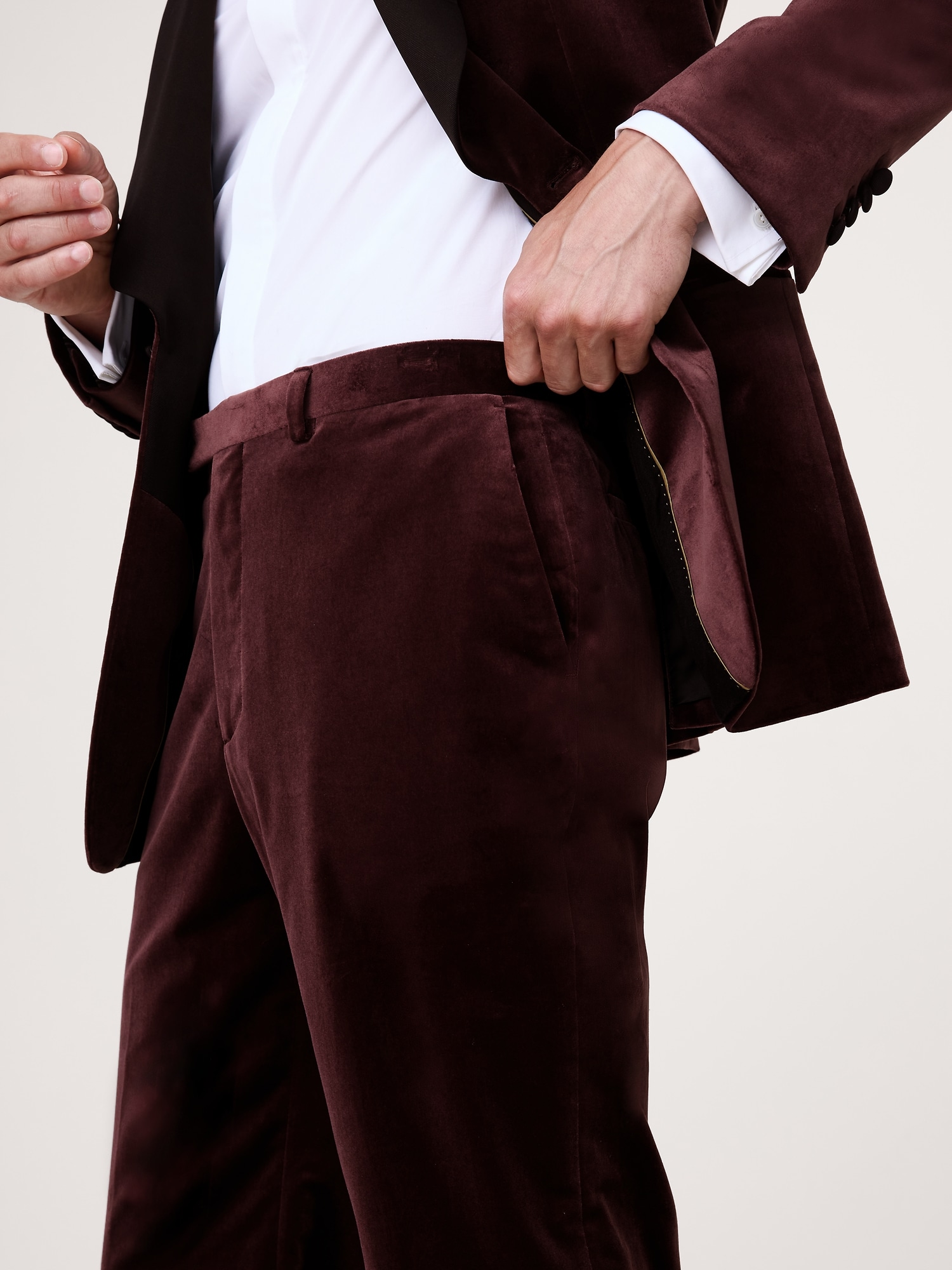 Image number 3 showing, Straight Velvet Pant