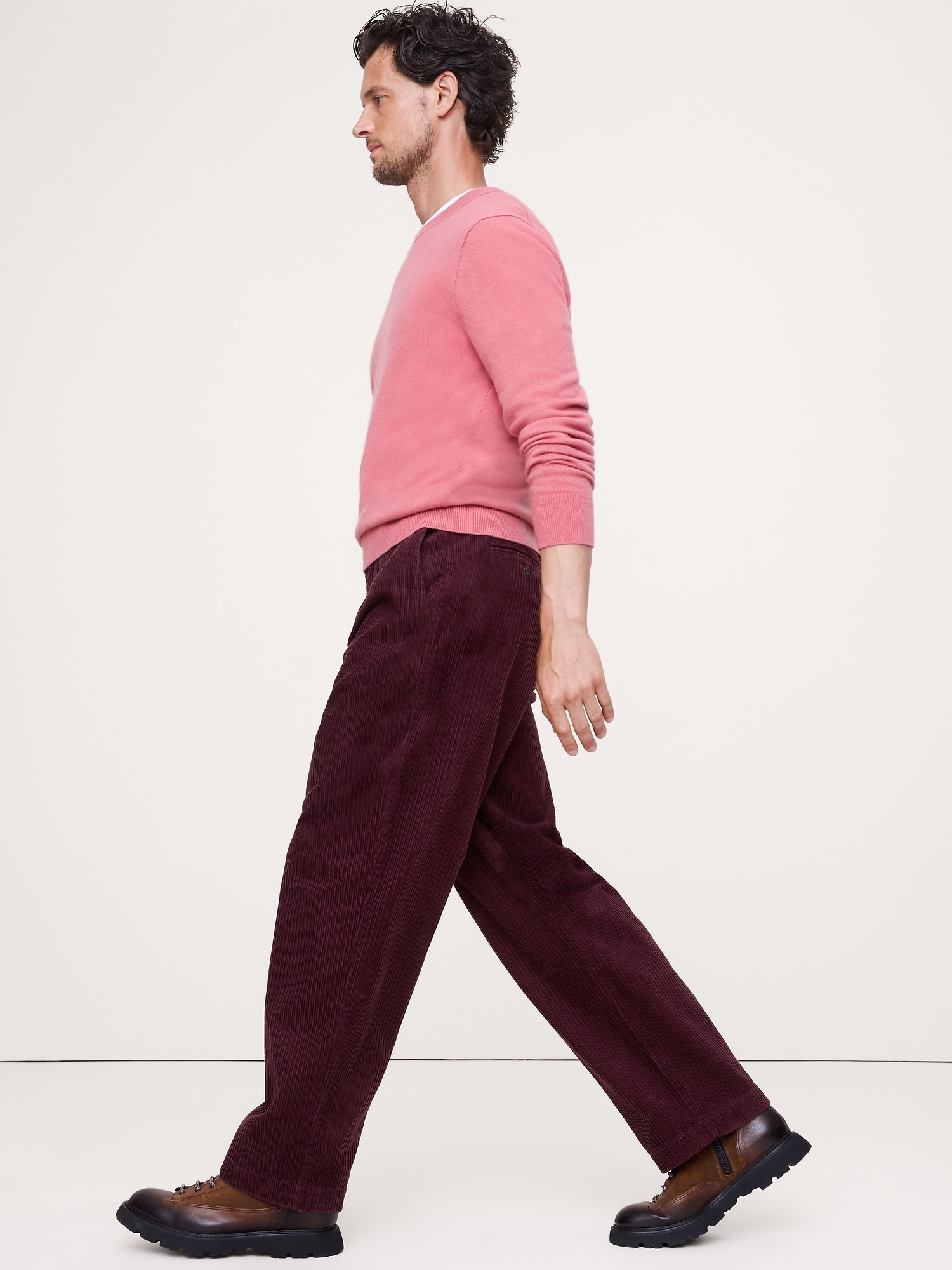 Image number 8 showing, Loose Pleated Corduroy Pant