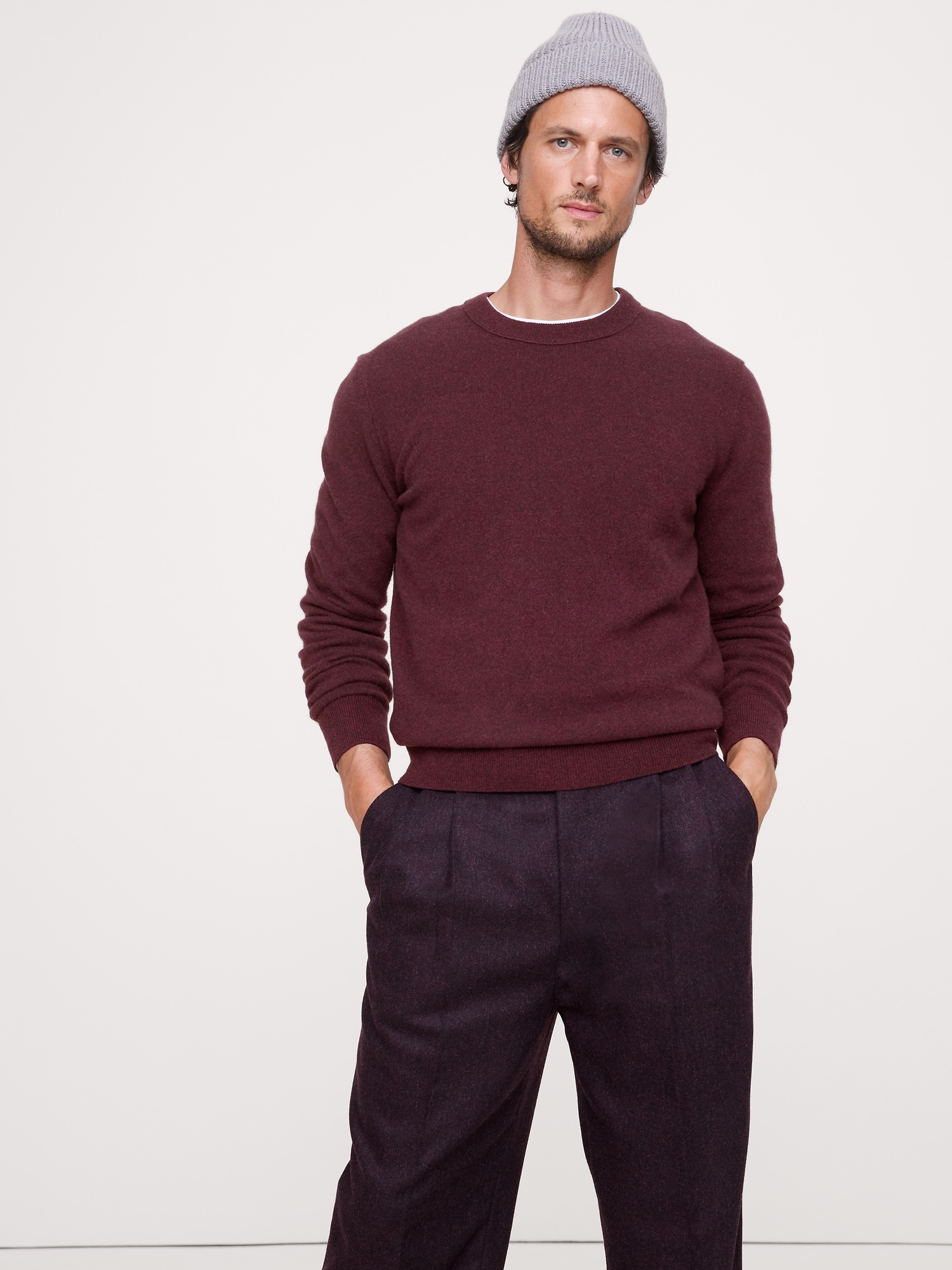 Image number 1 showing, Cashmere Crew-Neck Sweater