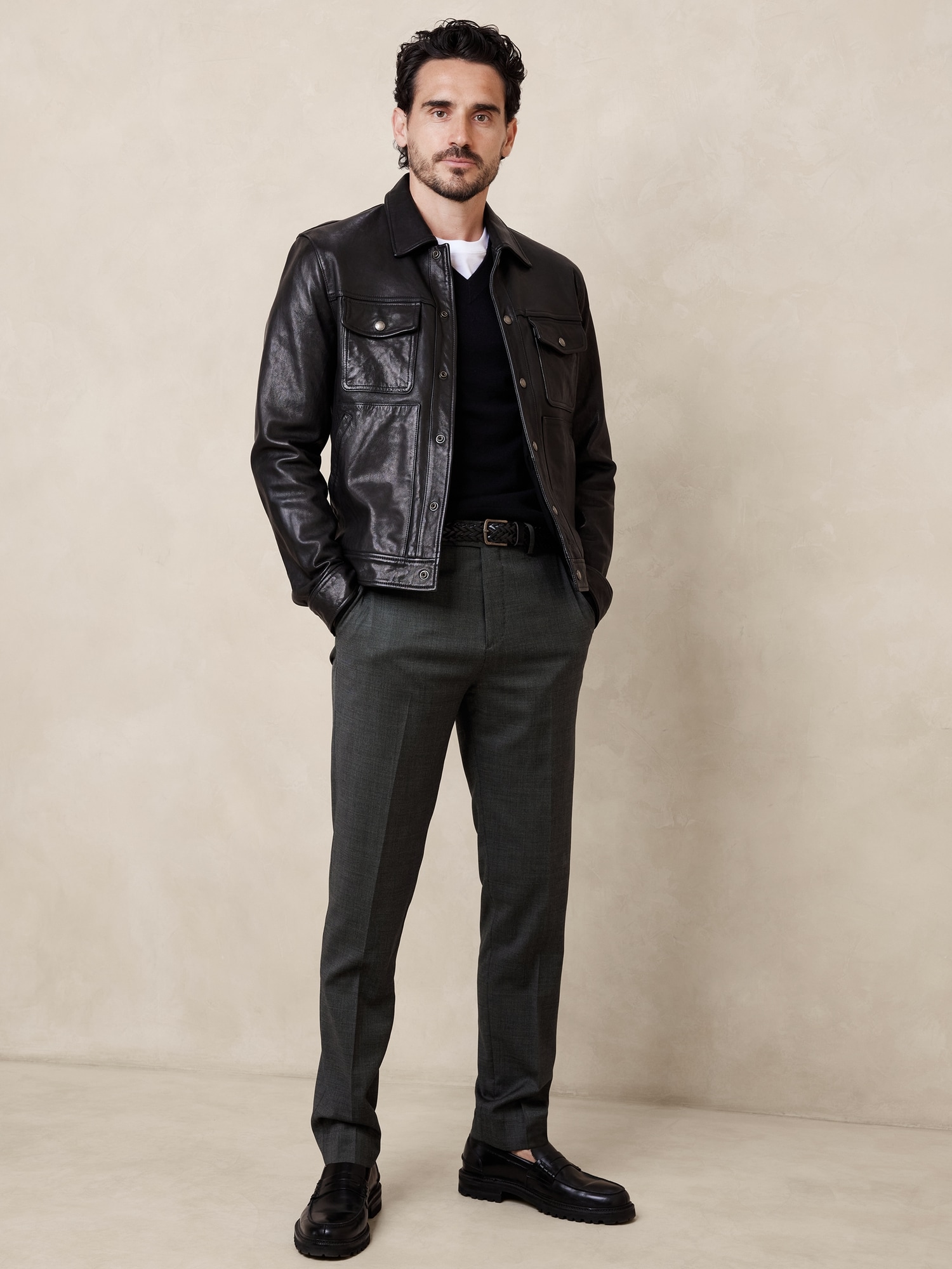 Image number 4 showing, Signature Italian Nailhead Suit Pant