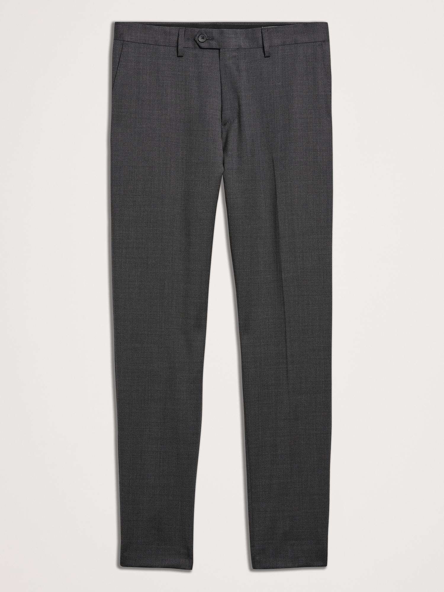 Signature Italian Nailhead Suit Pant - Gray