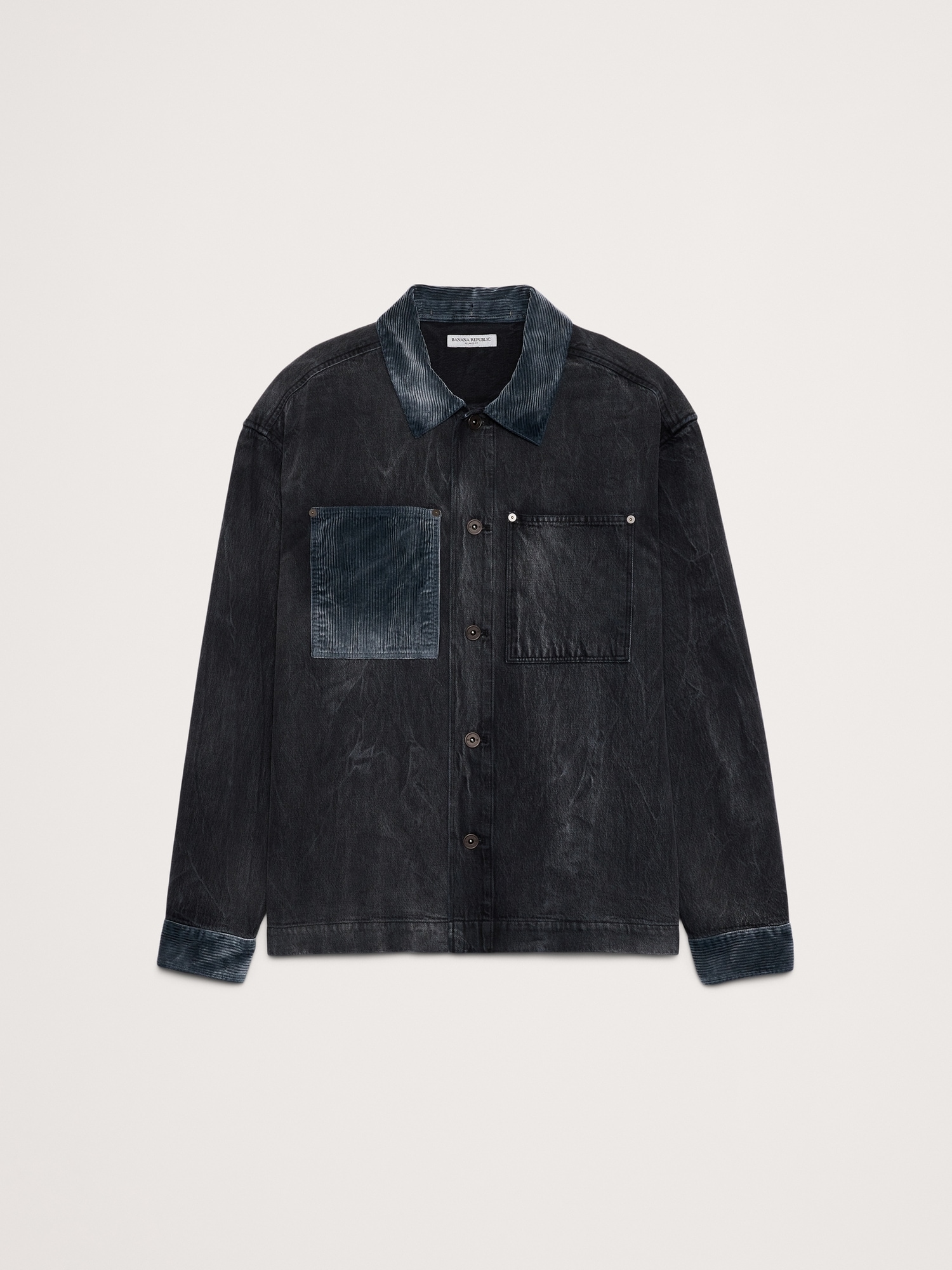L'image numéro 4 présente Surchemise décontractée en denim