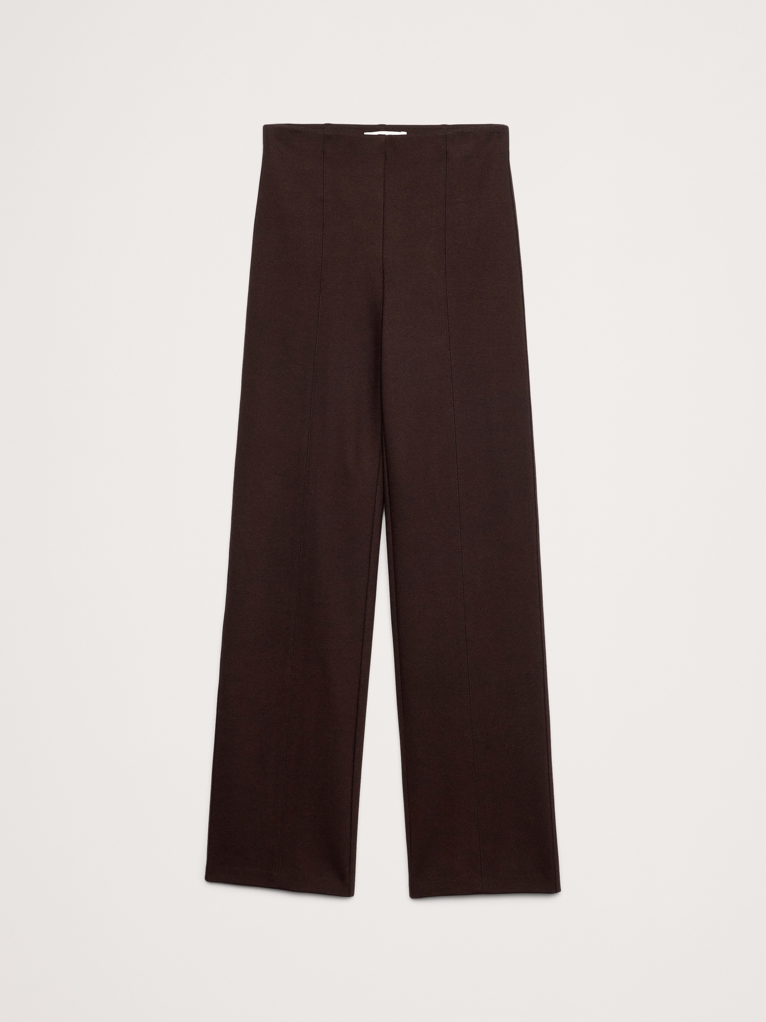 L'image numéro 5 présente Pantalon droit Tout-aller en tricot point de Rome longueur cheville