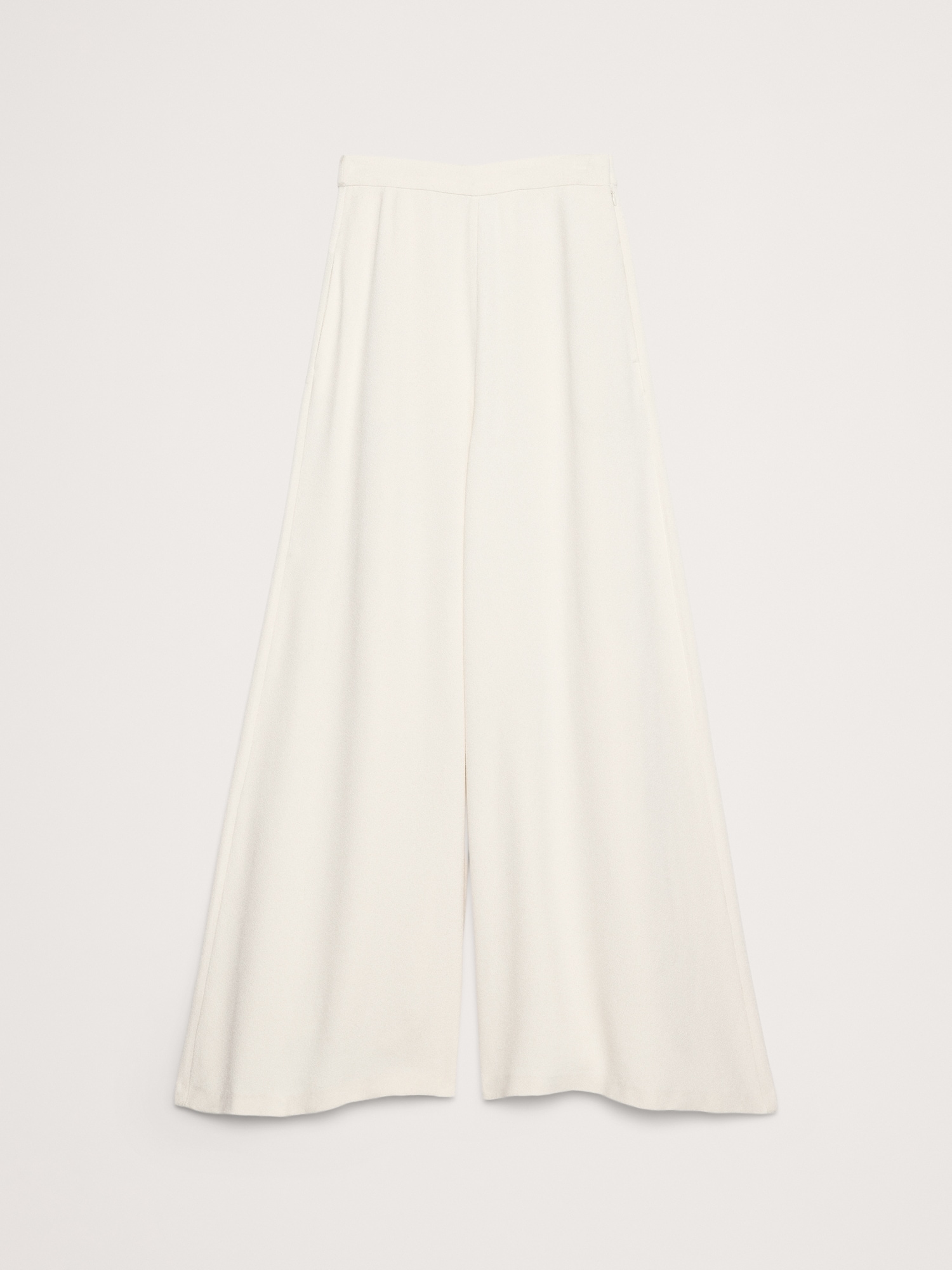 Image number 5 showing, High-Rise Wide-Leg Crepe Palazzo Pant