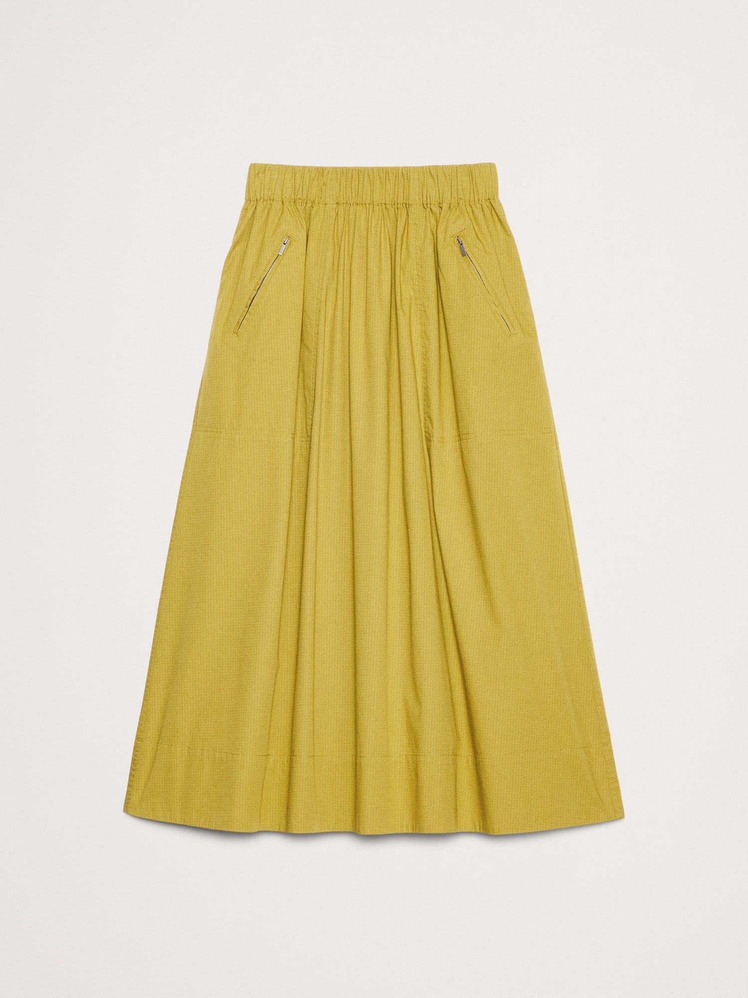 Image number 4 showing, Stretch-Cotton Utility Midi Skirt