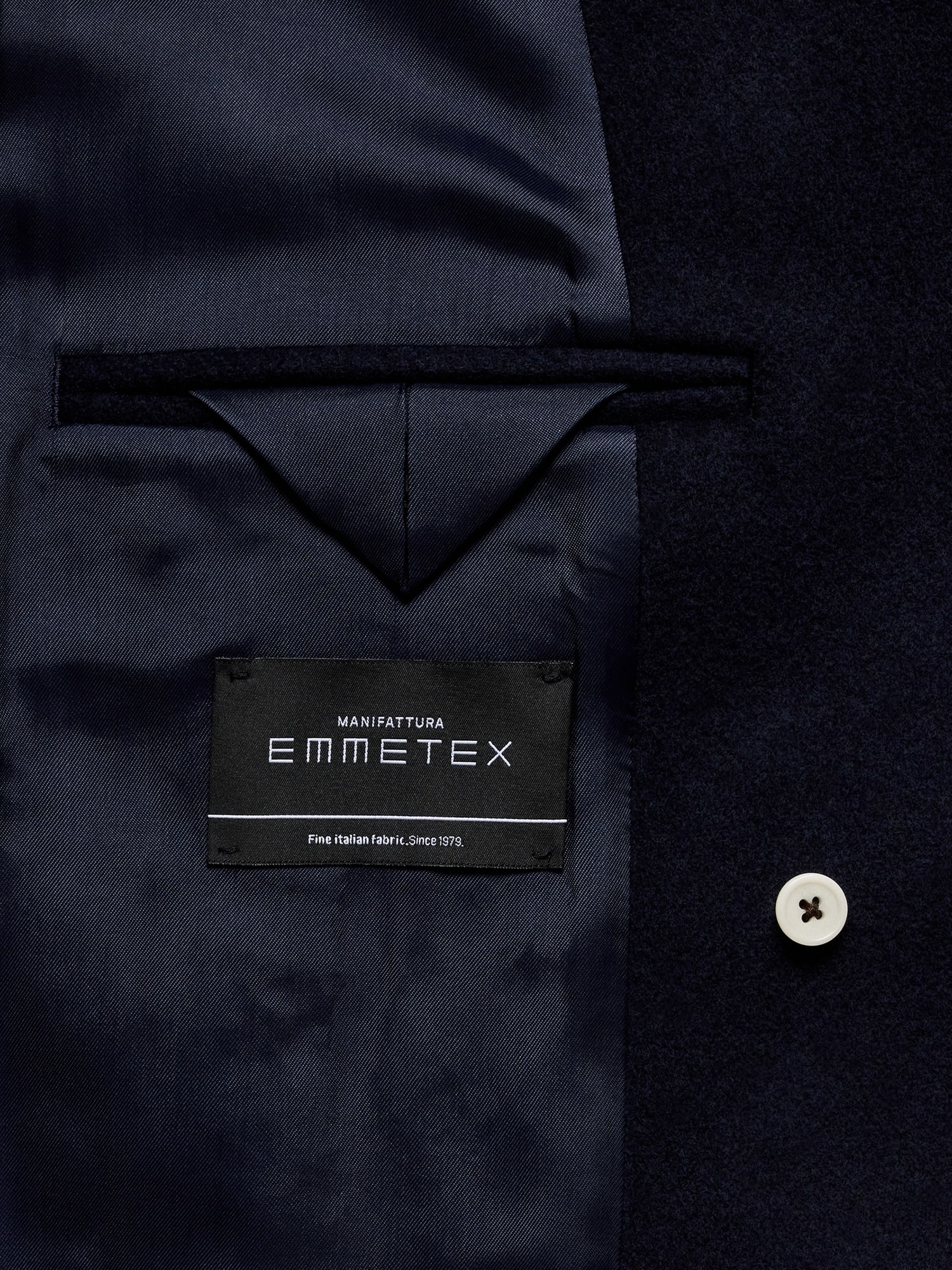 Image number 5 showing, Italian Melton Wool-Blend Peacoat