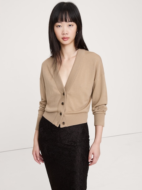 CARDIGAN EN LAINE MÉRINOS