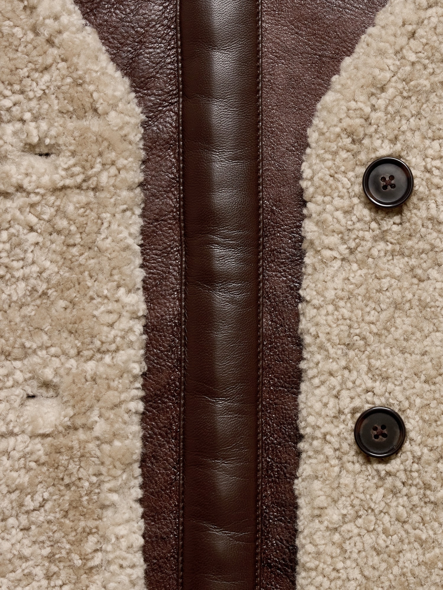 Image number 6 showing, Reversible Shearling  Vest