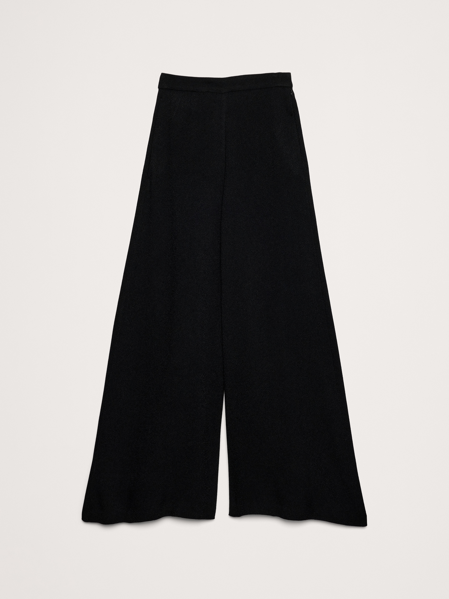 Image number 5 showing, High-Rise Wide-Leg Crepe Palazzo Pant