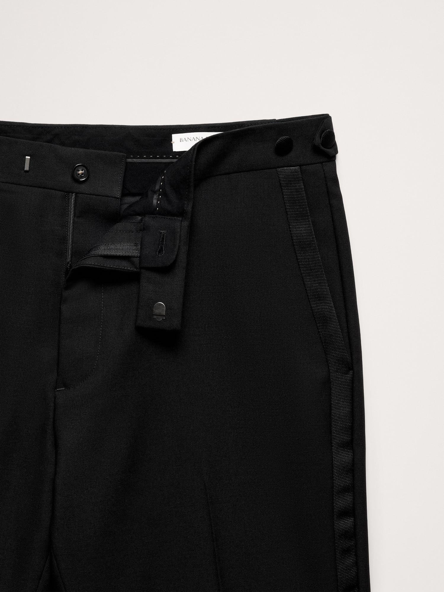 Image number 6 showing, Slim Italian Barathea Tuxedo Pant