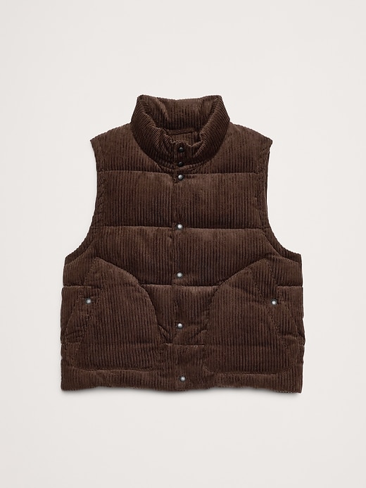 Corduroy Puffer Vest | Banana Republic