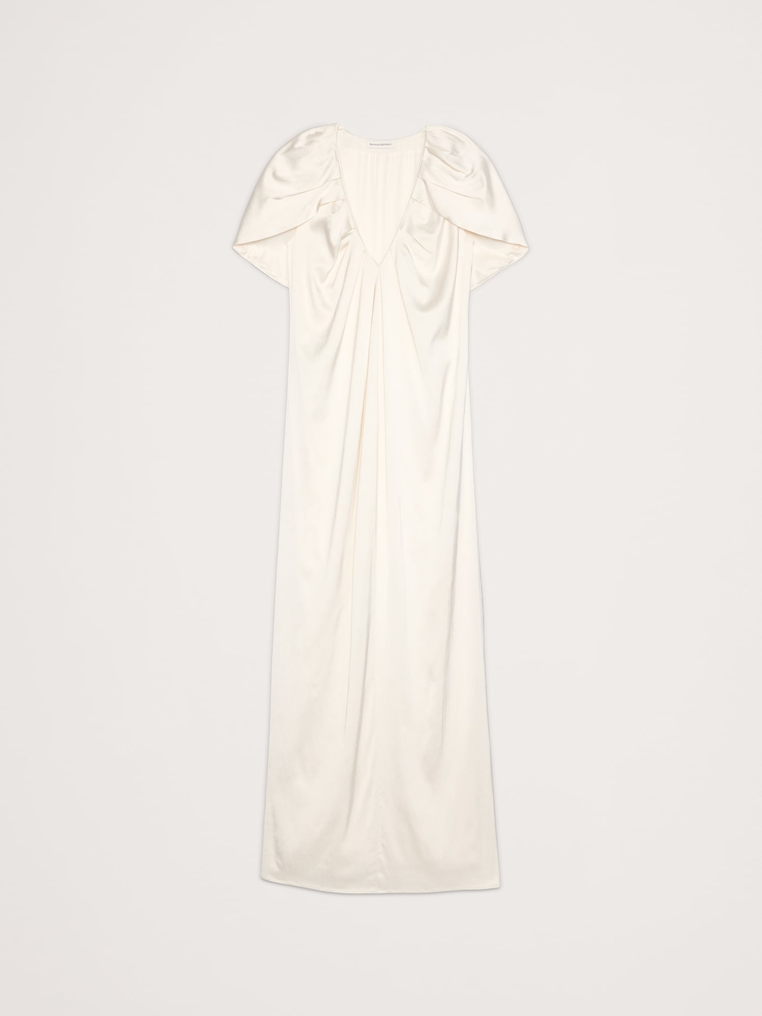 Image number 8 showing, Stretch-Satin Cape Maxi Dress