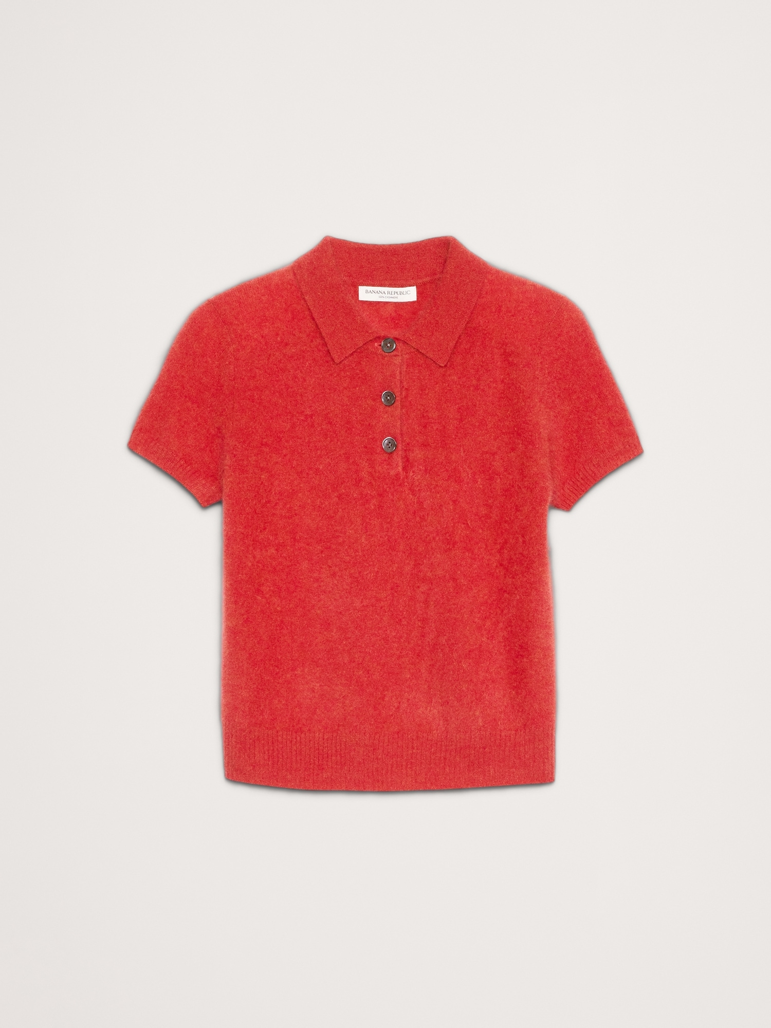 Image number 5 showing, Lightweight Brushed Cashmere Sweater Polo