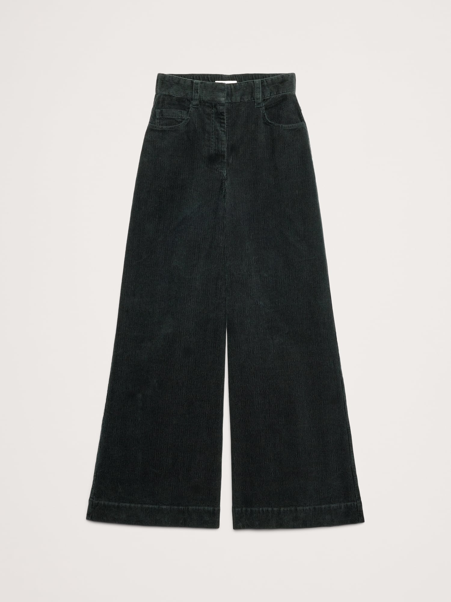Image number 5 showing, High-Rise Wide-Leg Corduroy Pull-On Pant