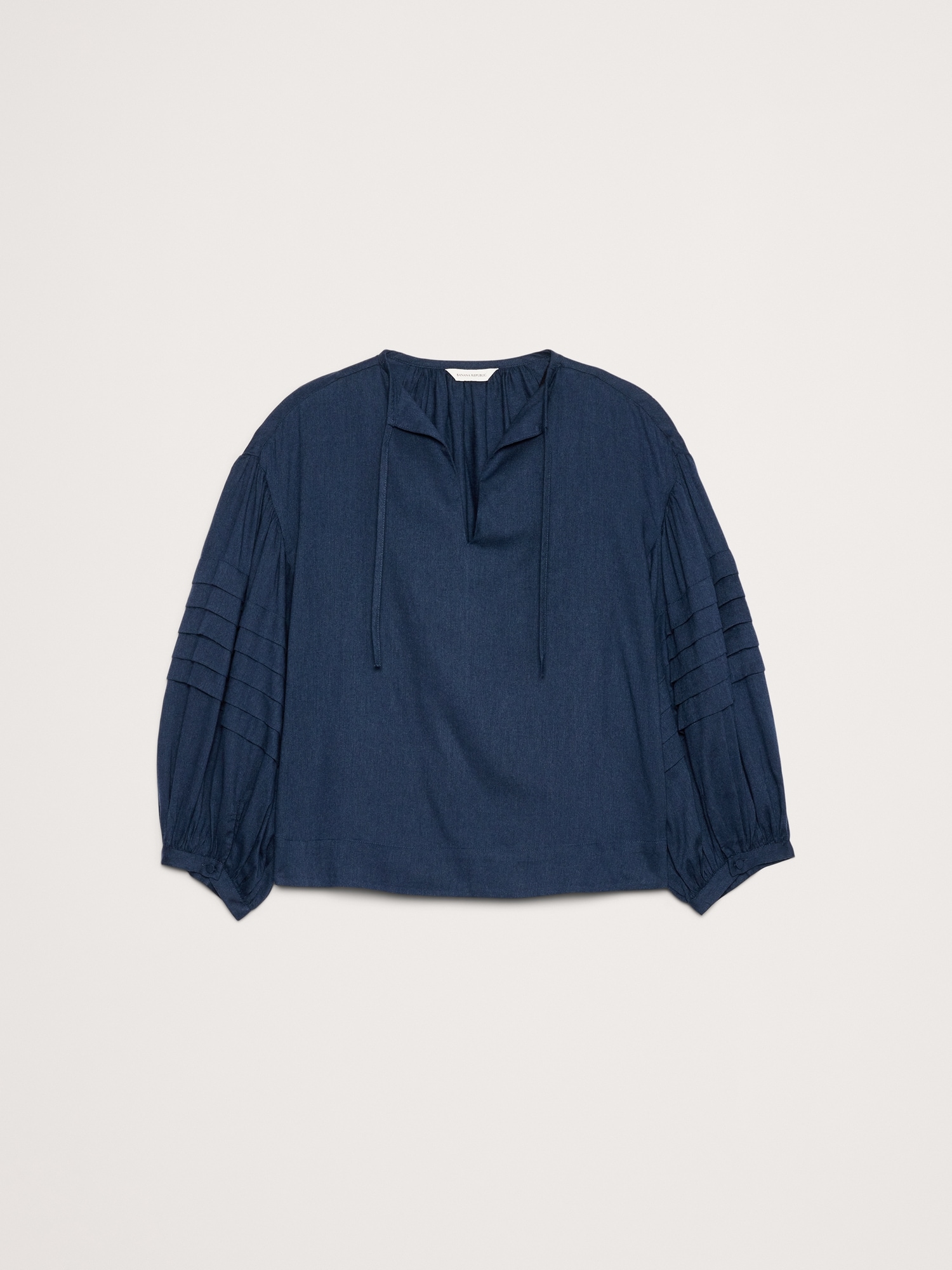 Image number 4 showing, Flannel Peasant Blouse