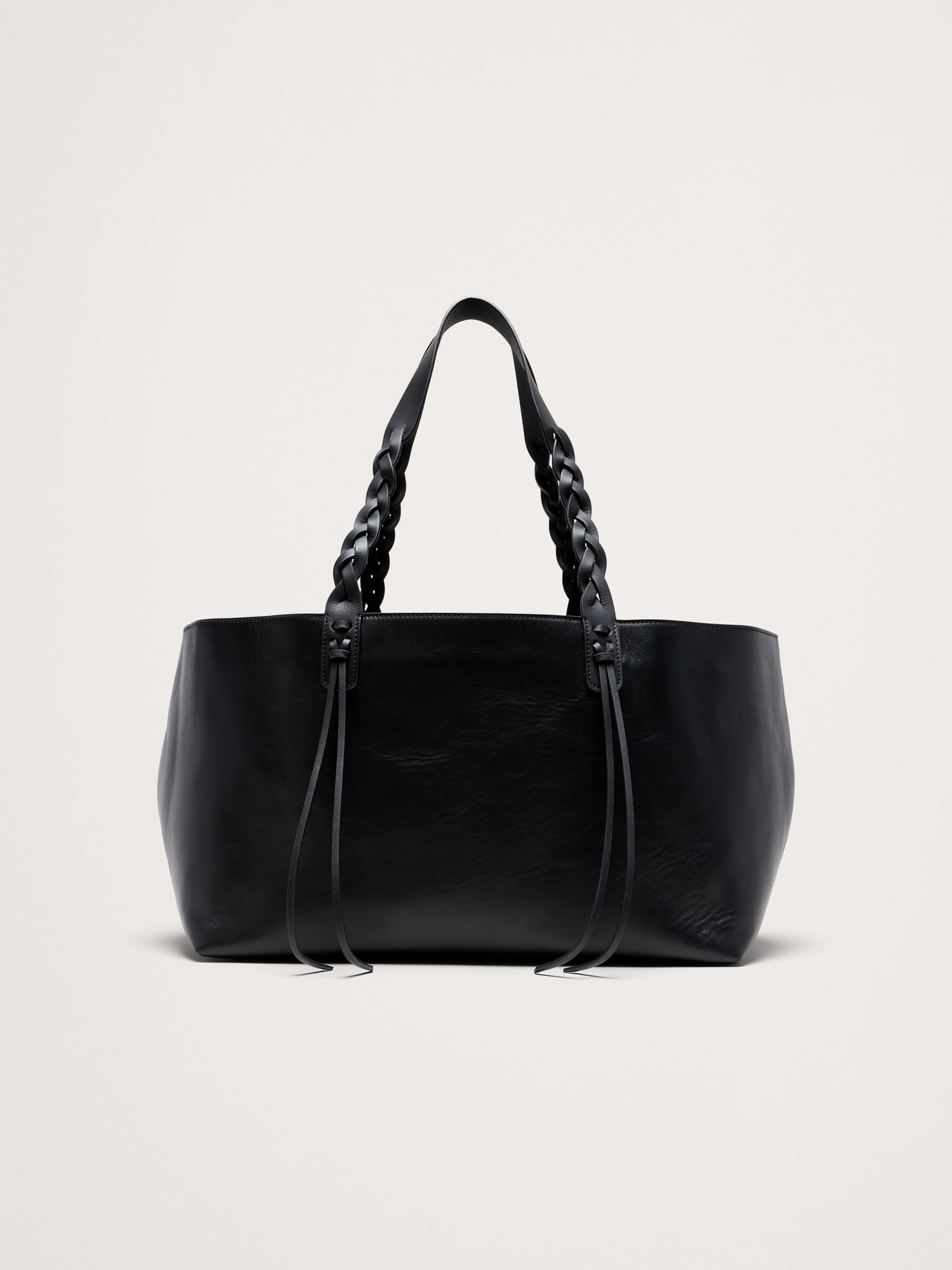 Image number 8 showing, Large Leather East-West Tote