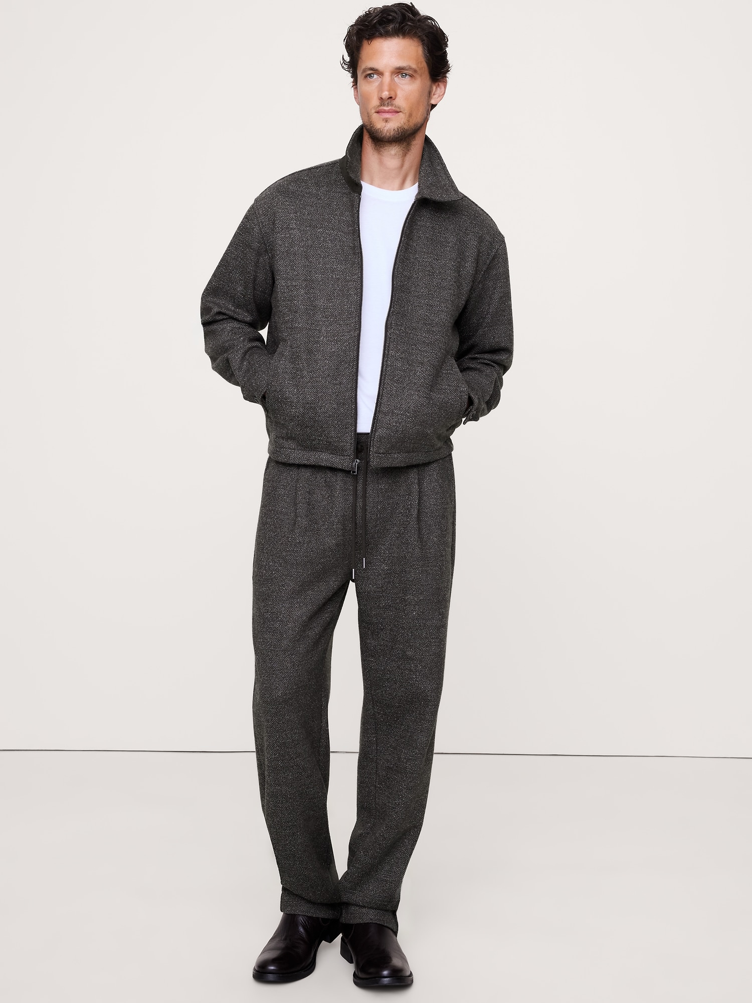 Image number 4 showing, Herringbone Garage Jacket