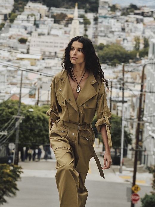 Utility Flight Jumpsuit | Banana Republic