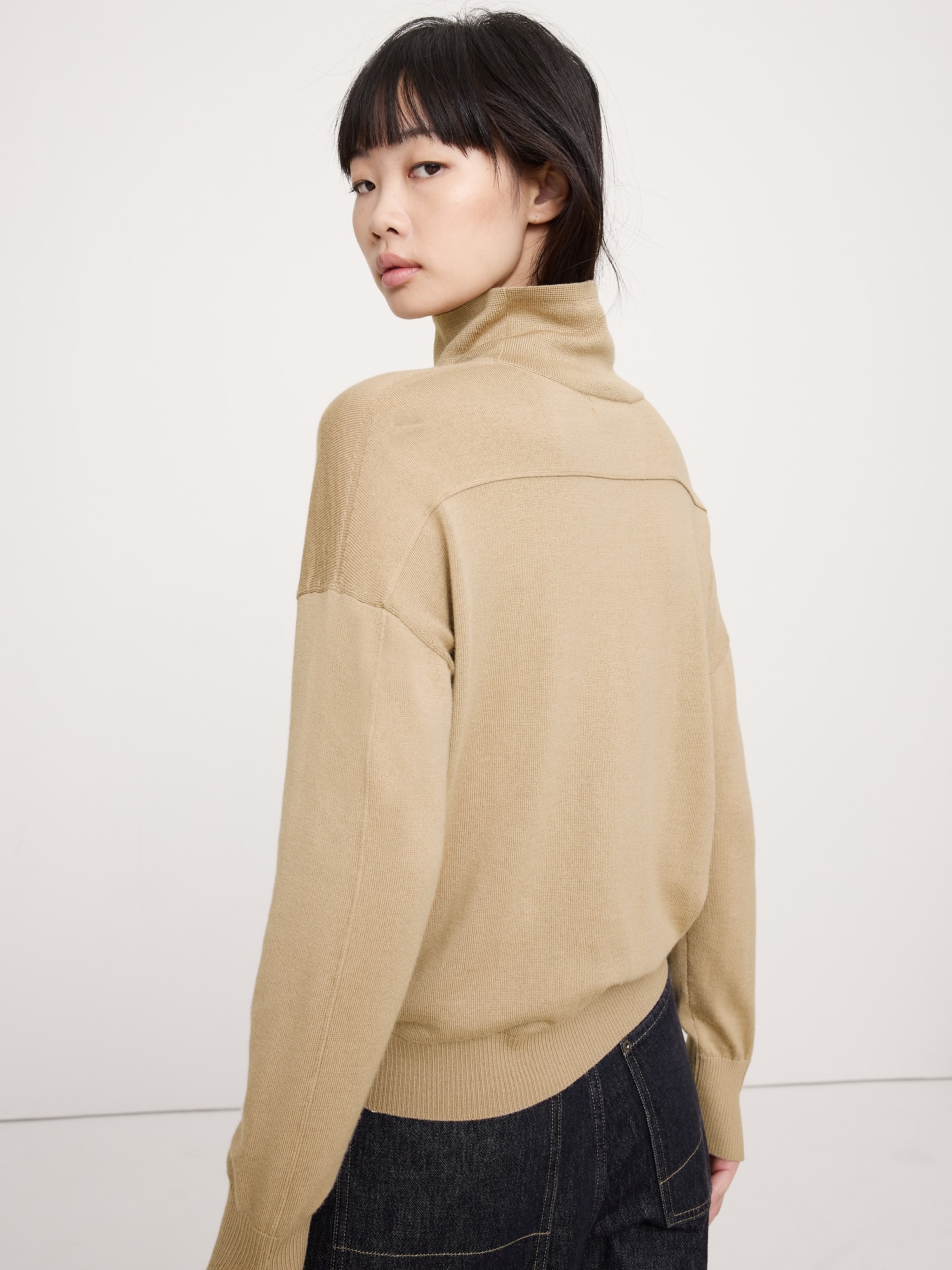 Image number 2 showing, Merino Turtleneck Sweater