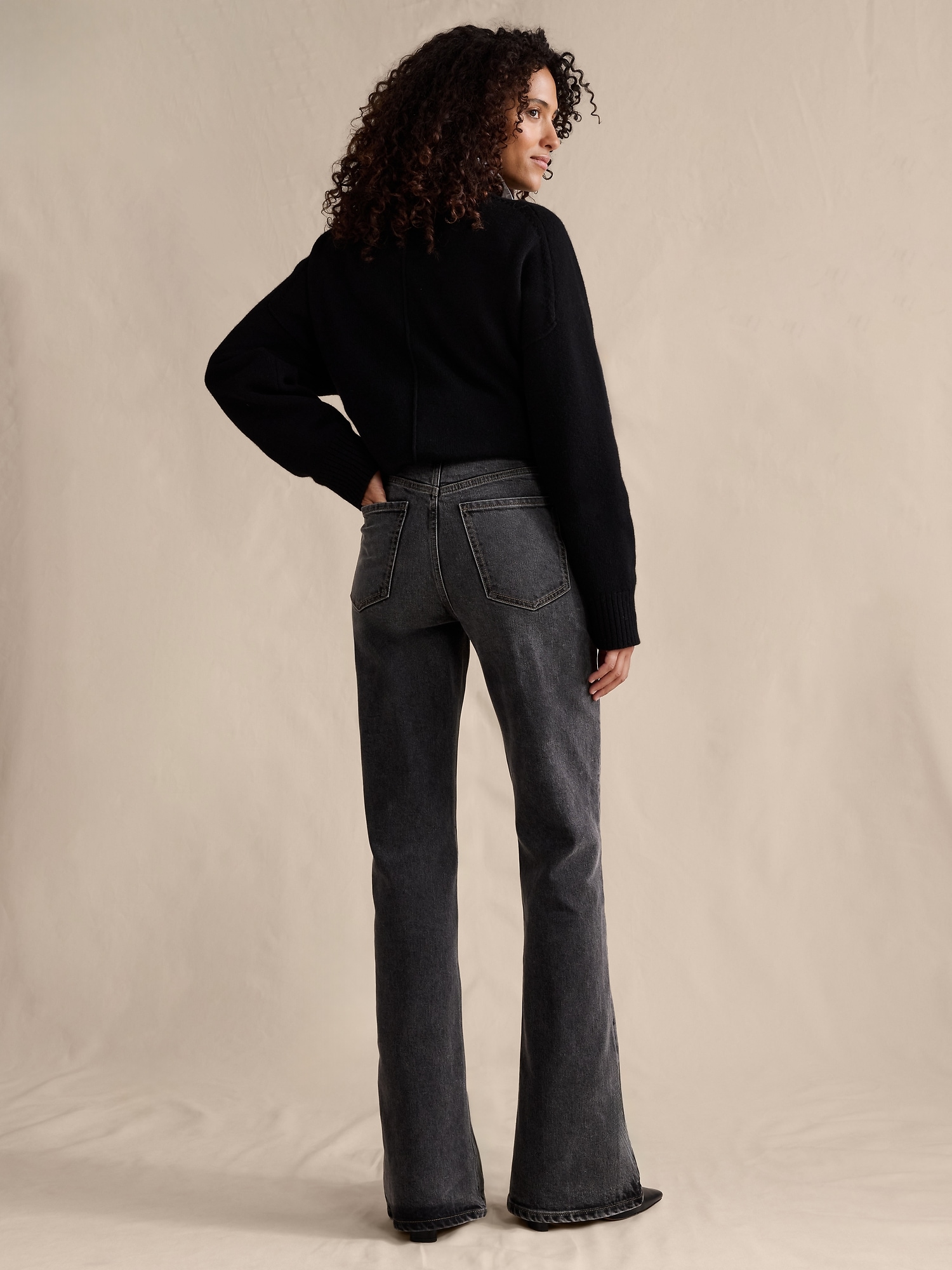 Image number 1 showing, High-Rise Bootcut Jean