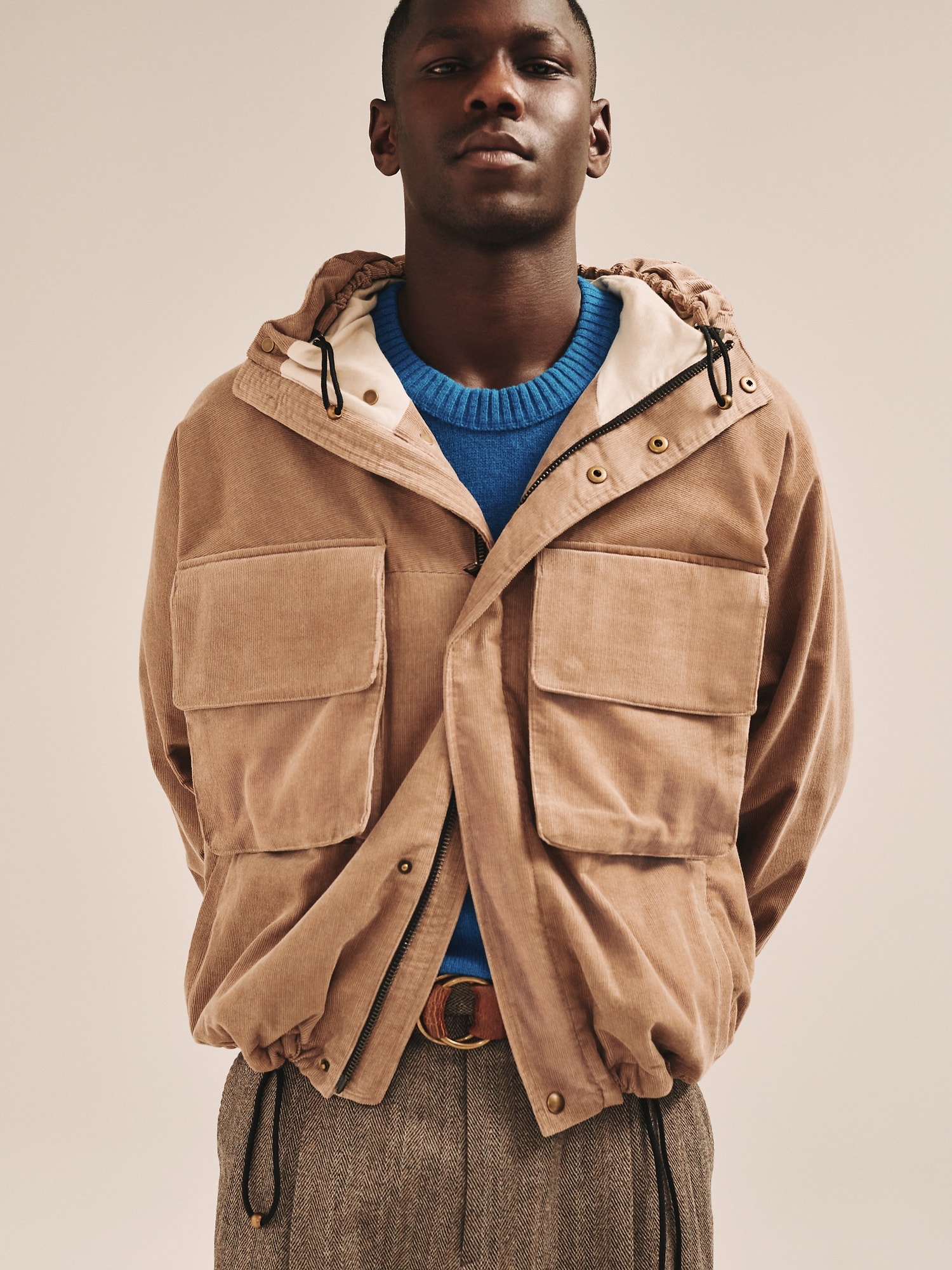 Image number 7 showing, Oversized Corduroy Fishing Jacket