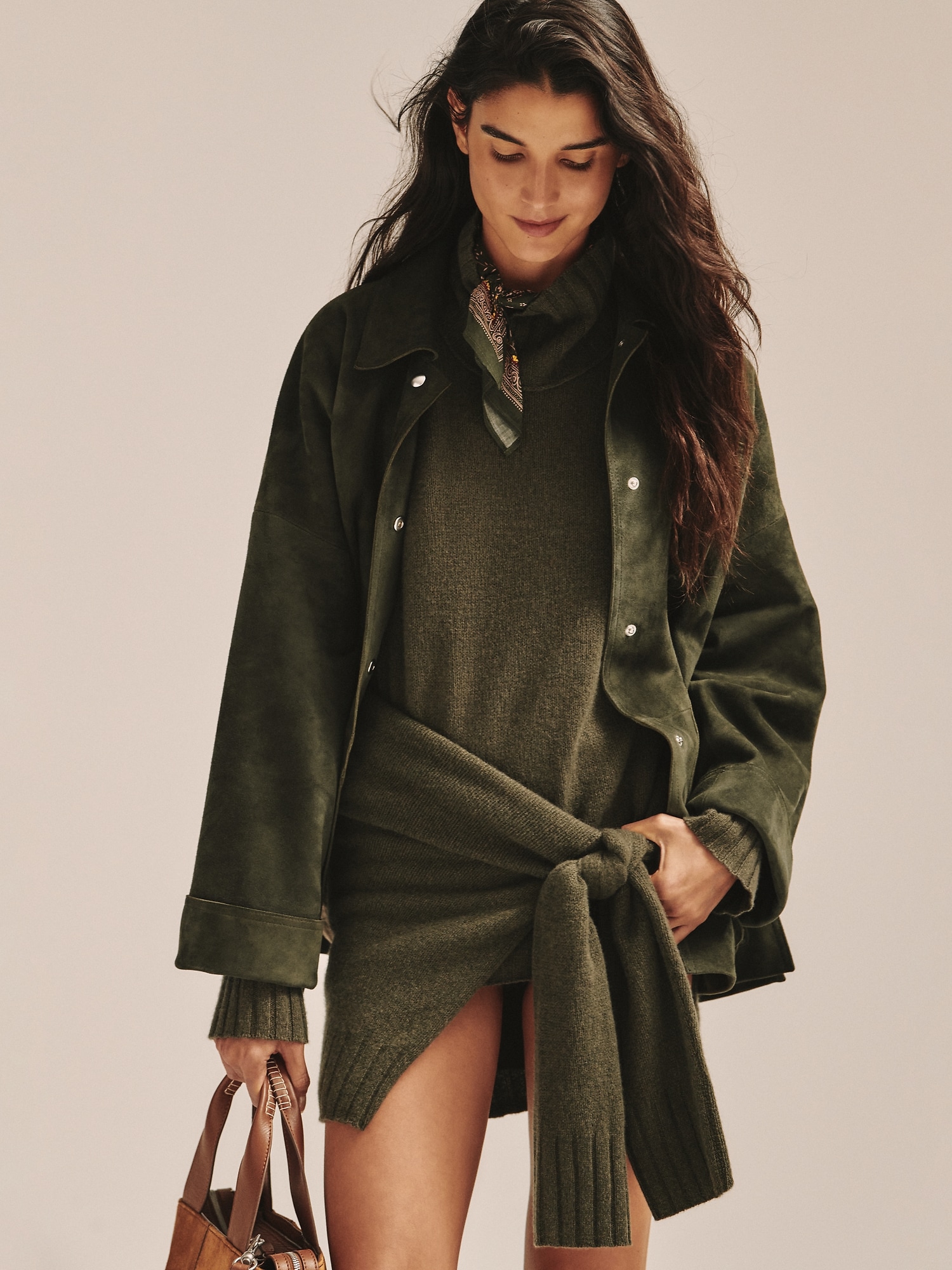 Image number 6 showing, Oversized Cashmere Turtleneck Sweater