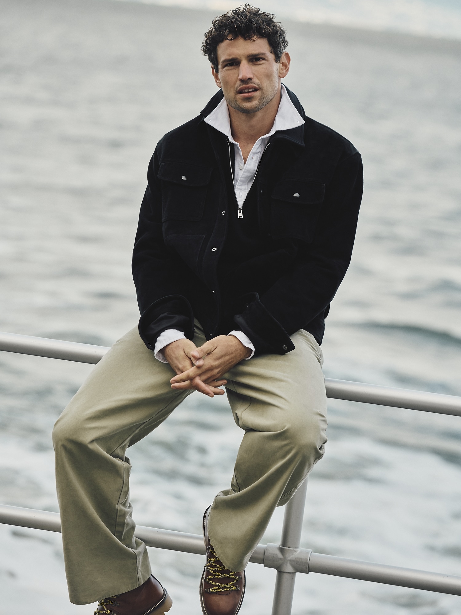 Image number 5 showing, Loose Pleated Chino
