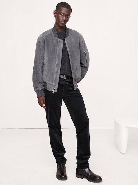 PANTALON VOYAGEUR ÉTROIT EN VELOURS CÔTELÉ
