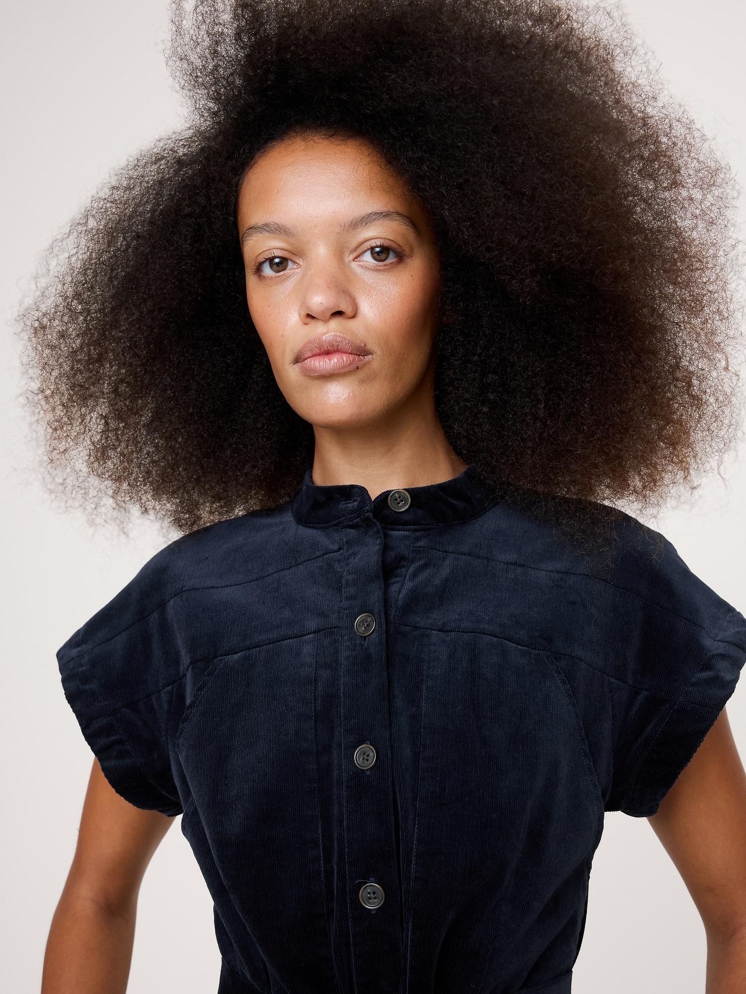 Image number 7 showing, Corduroy Midi Shirt Dress