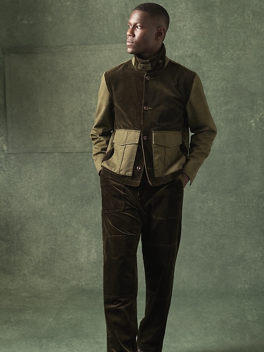 Corduroy & Canvas Jacket | Banana Republic