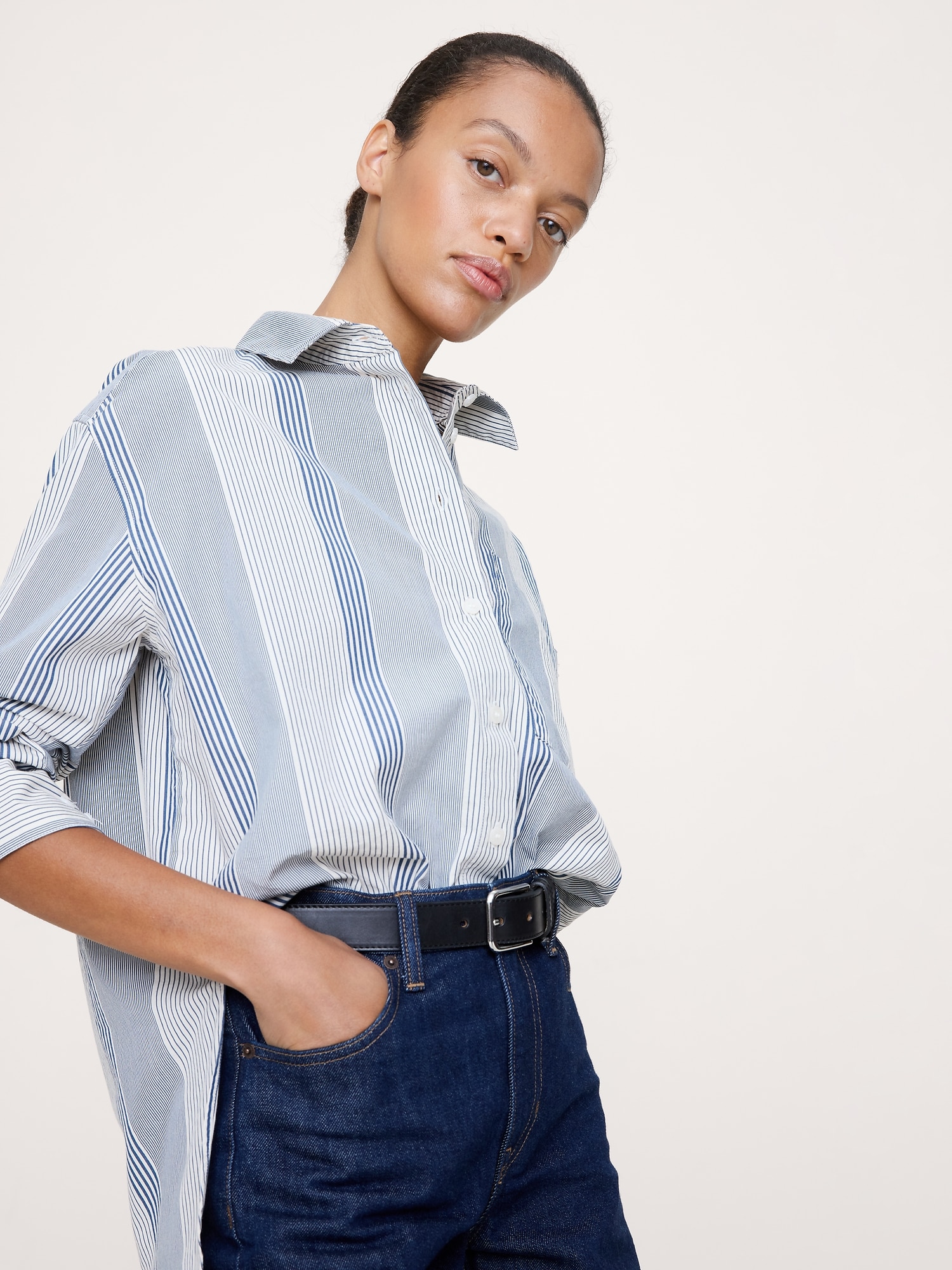 Image number 3 showing, The Oversized Shirt