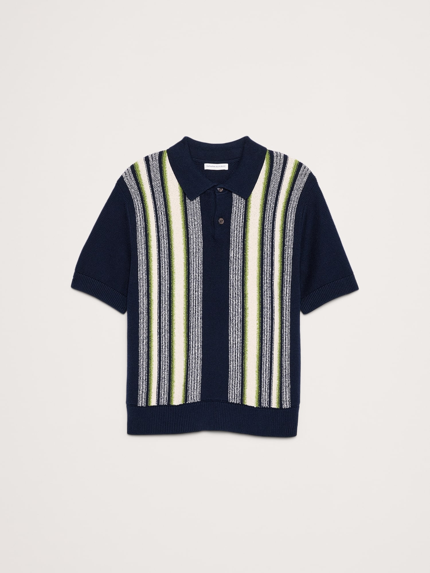 Image number 4 showing, Bouclé Stripe Sweater Polo