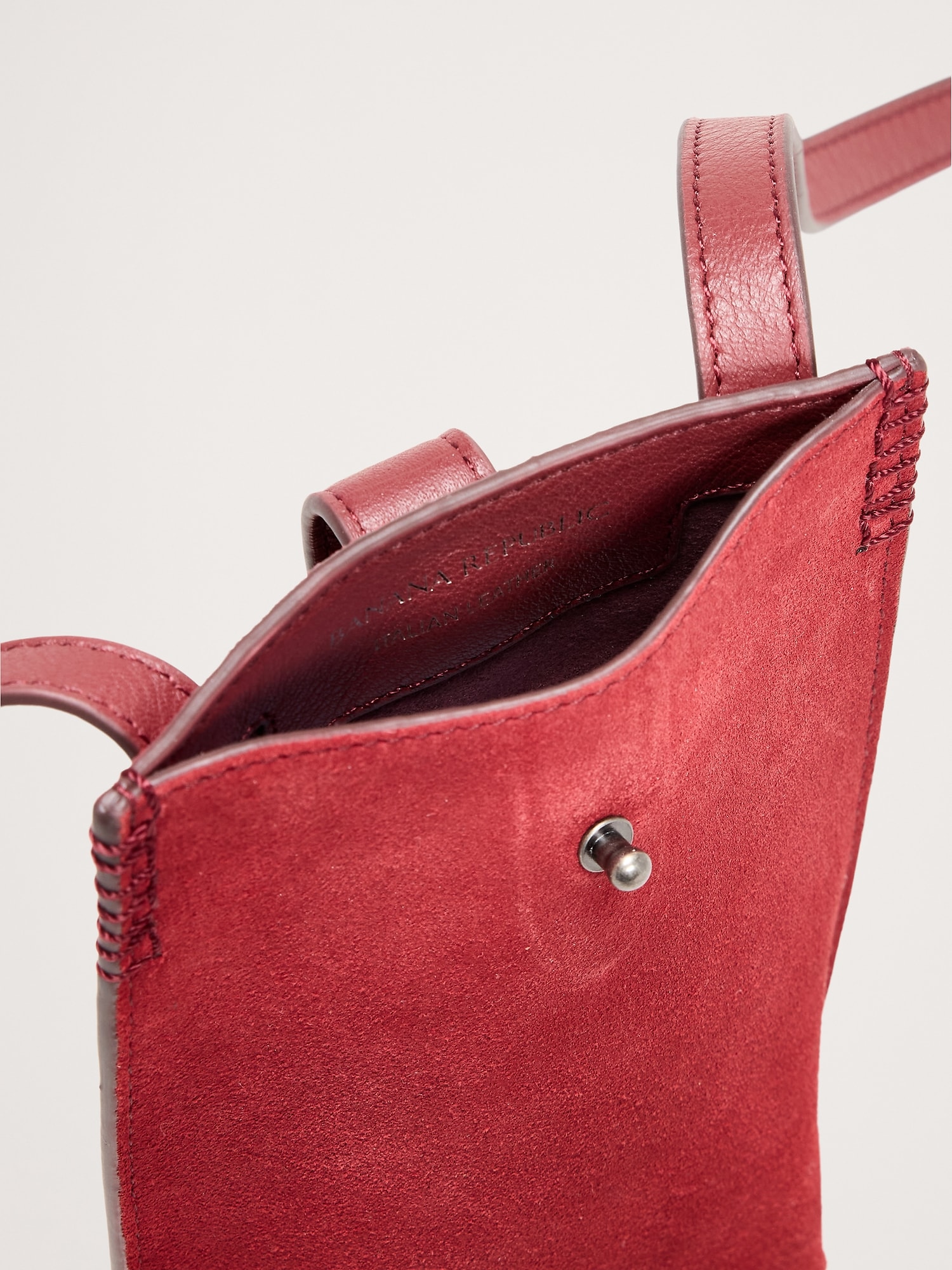 Image number 4 showing, Italian Leather Crossbody Pouch