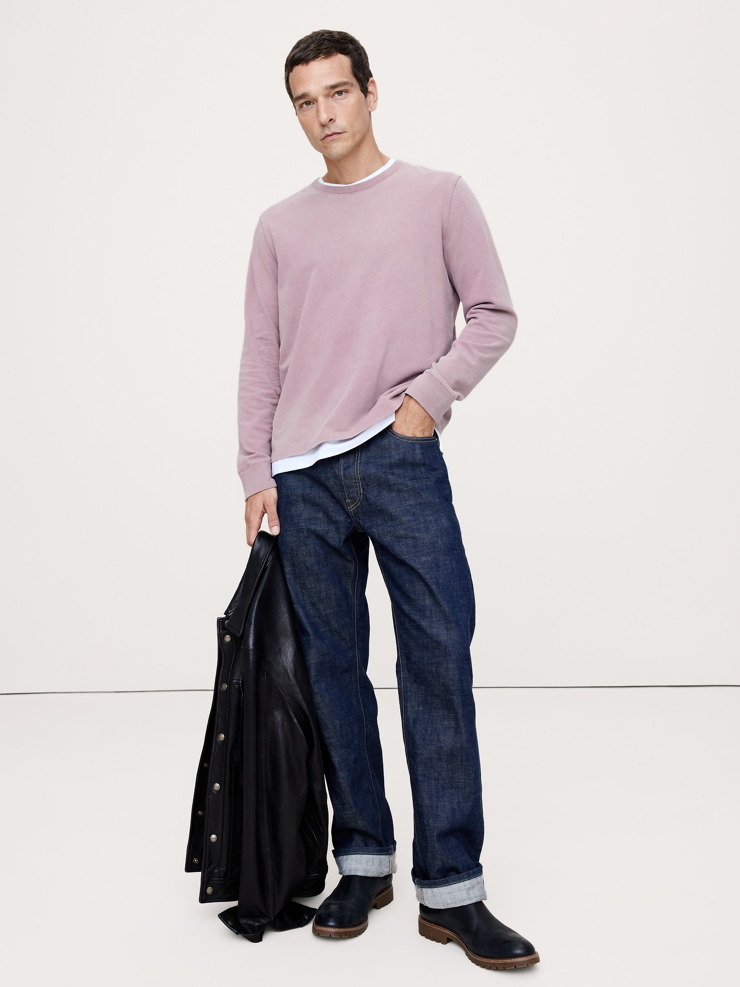 Image number 3 showing, Sun-Faded Heavyweight Soft Cotton T-Shirt