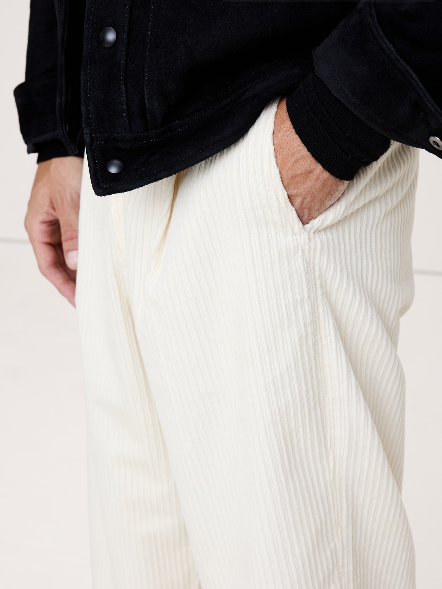 Image number 4 showing, Loose Pleated Corduroy Pant