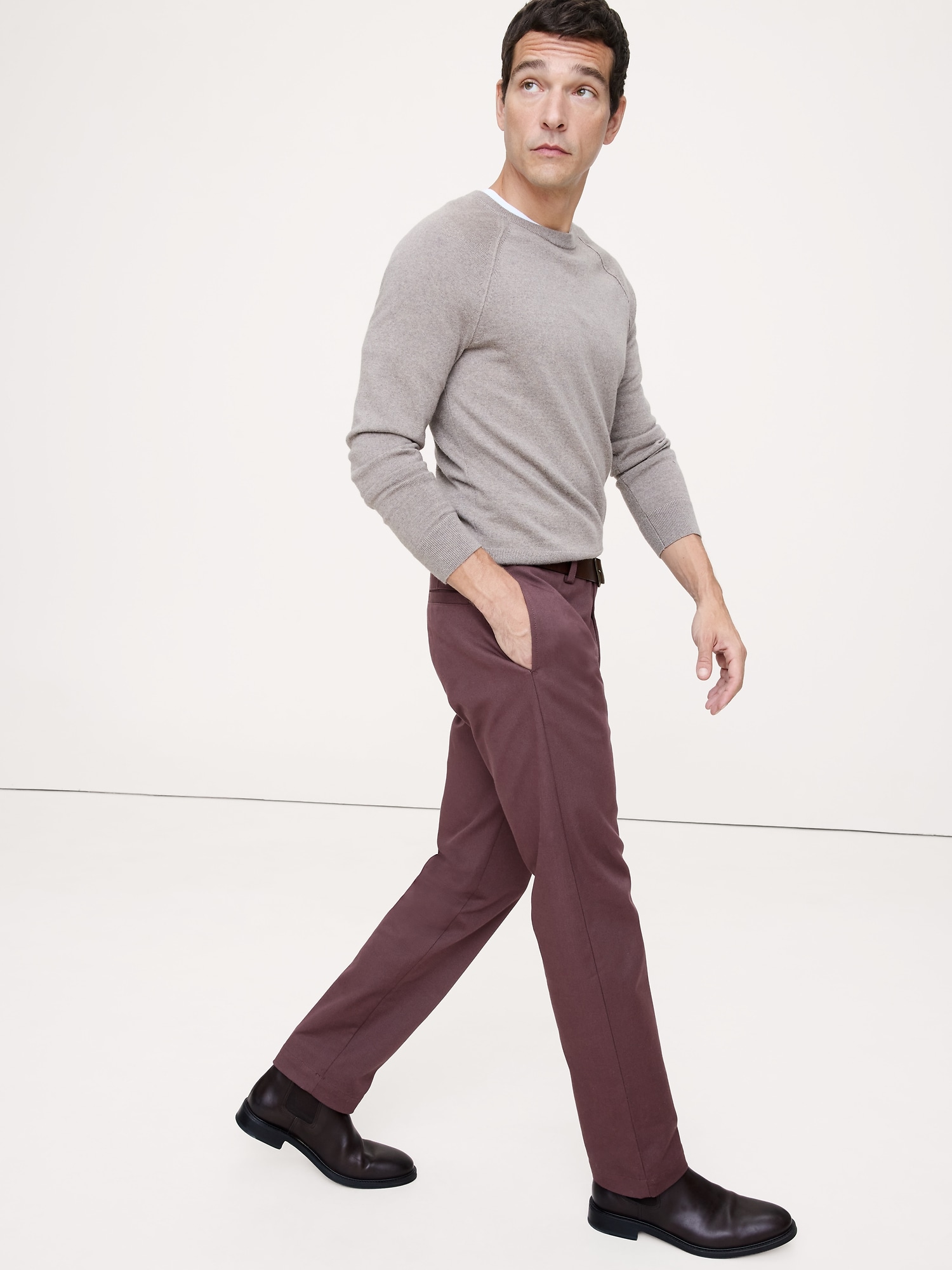 Image number 3 showing, Straight Italian-Stretch Chino