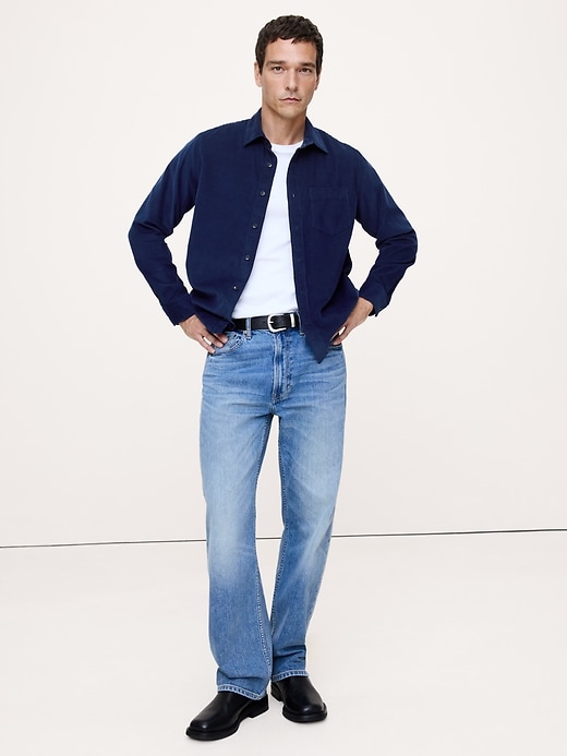 Standard-Fit Lightweight Corduroy Shirt | Banana Republic