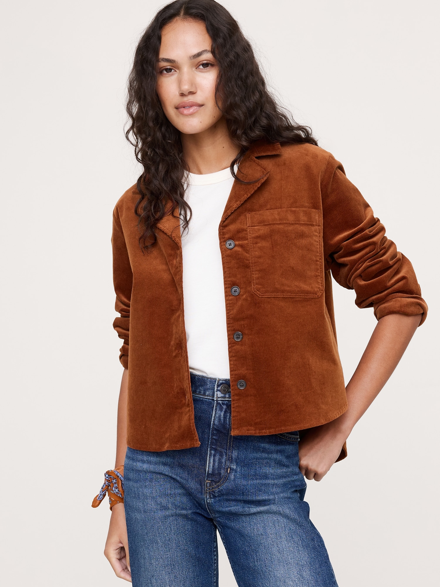 Corduroy Shirt - Jasper Red