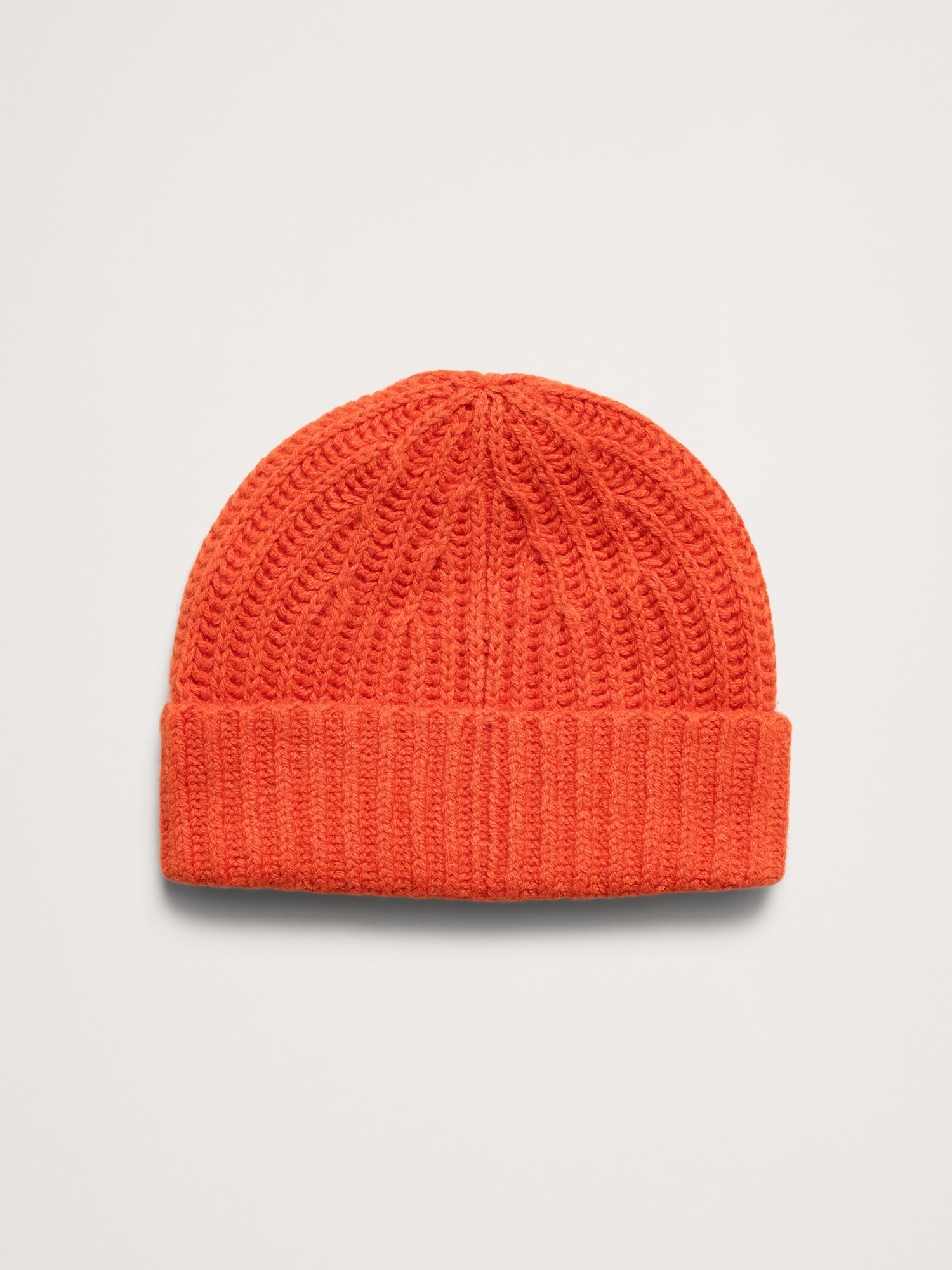 Merino-Cotton Beanie - Brilliant Orange