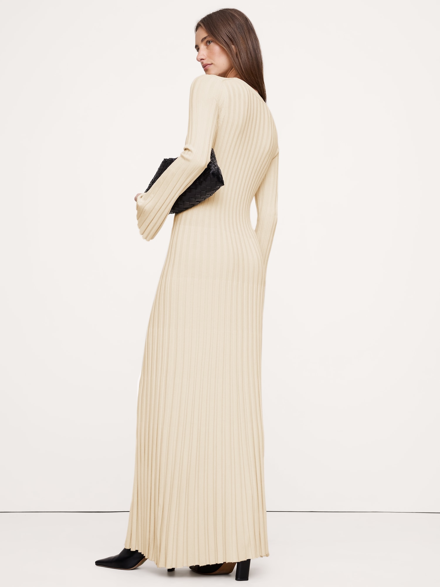 Image number 3 showing, Sculpted Ribbed Maxi Dress