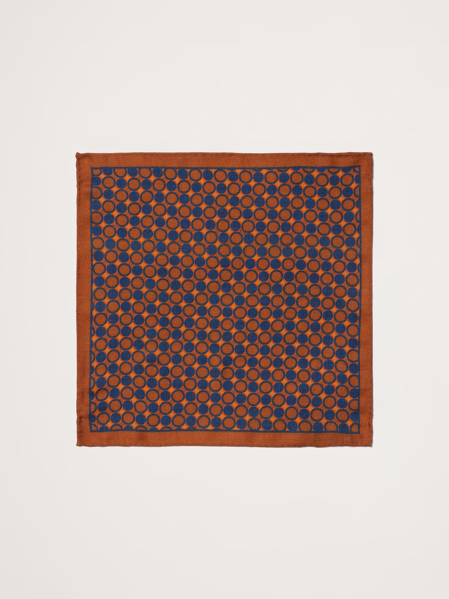 MOUCHOIR DE POCHE EN LAINE ET SOIE