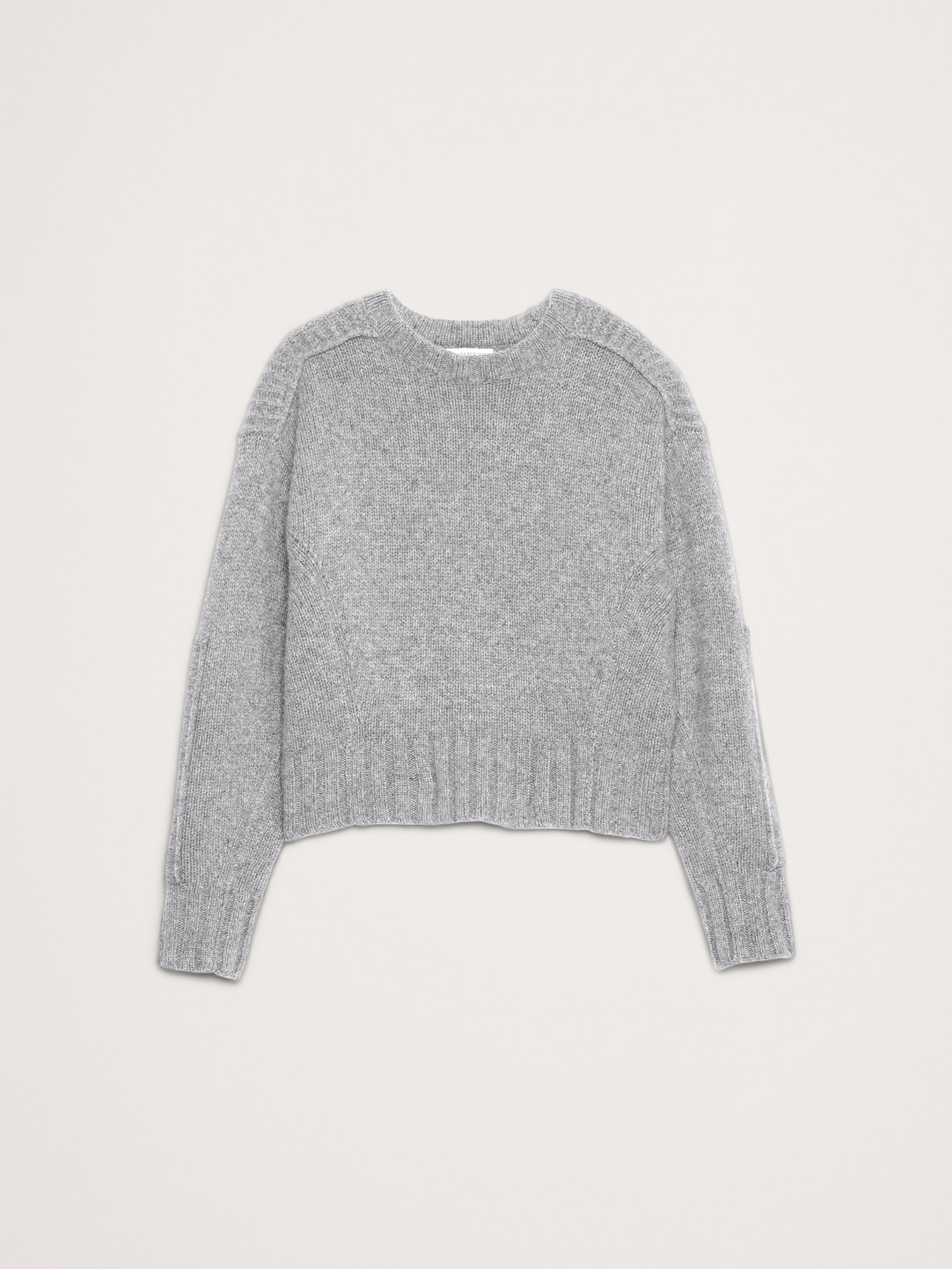 Image number 4 showing, Merino-Cashmere Ribbed-Panel Sweater