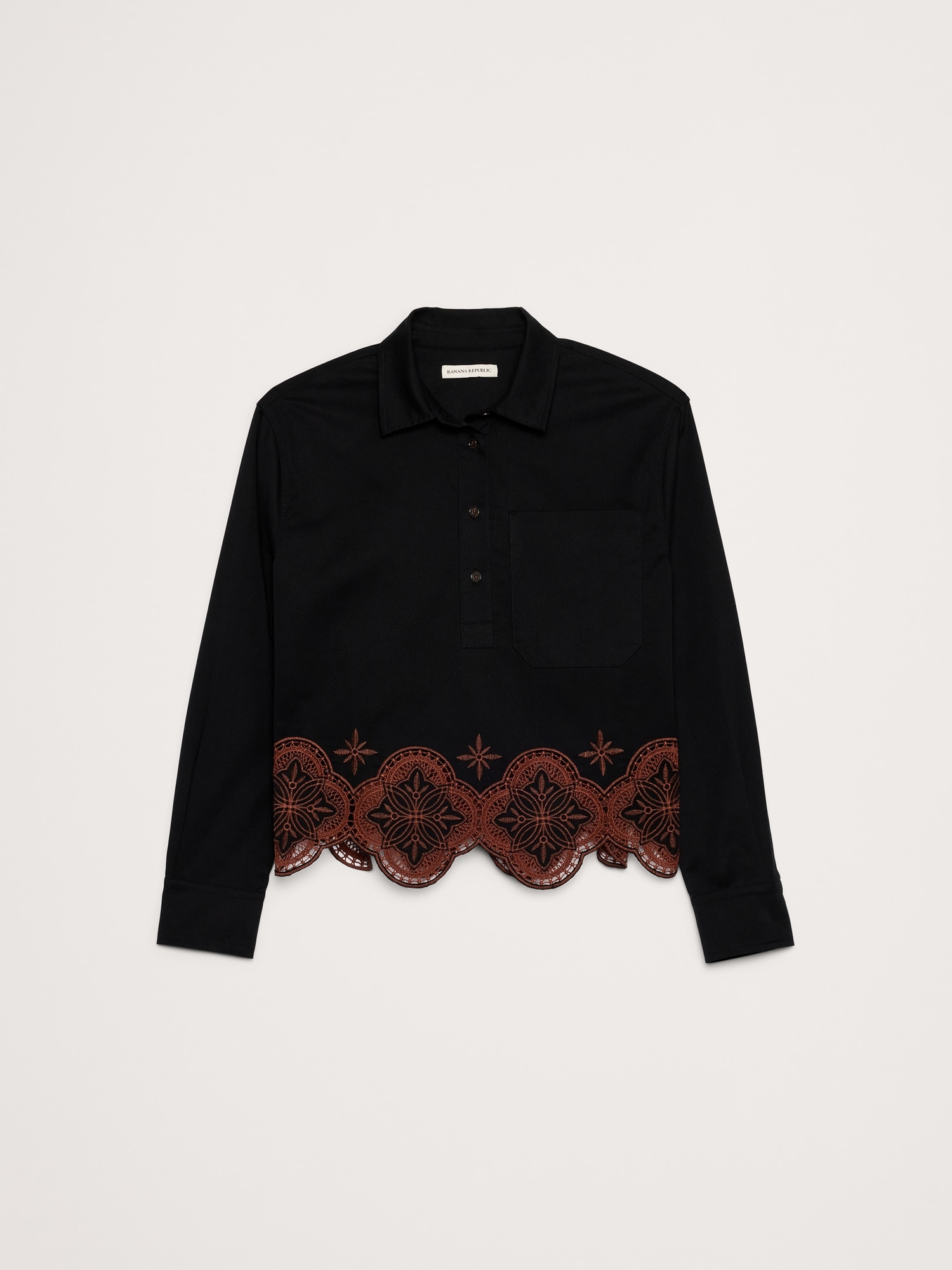 Image number 4 showing, Embroidered Popover Shirt