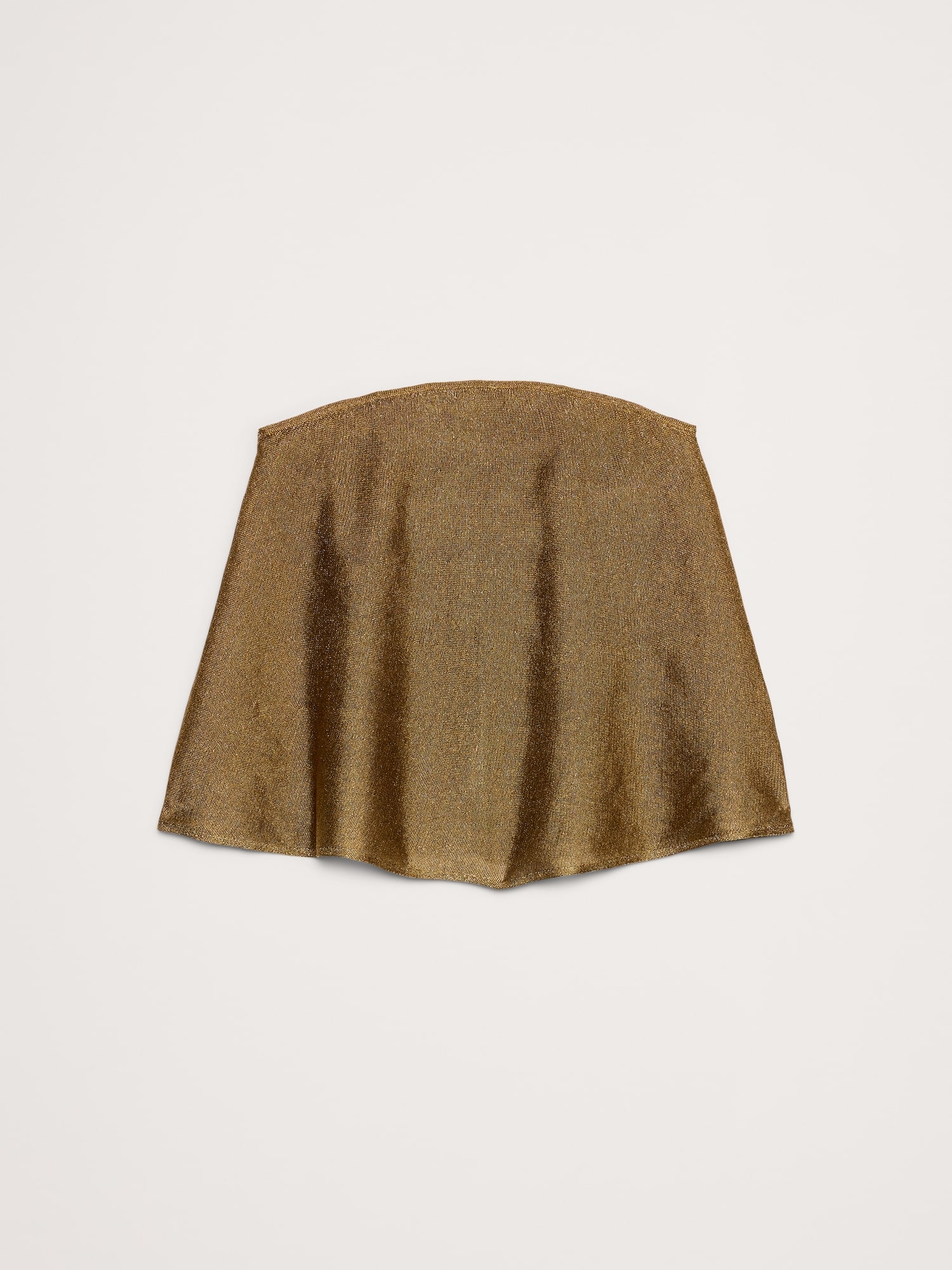 Image number 4 showing, Metallic Strapless Top with Split Back